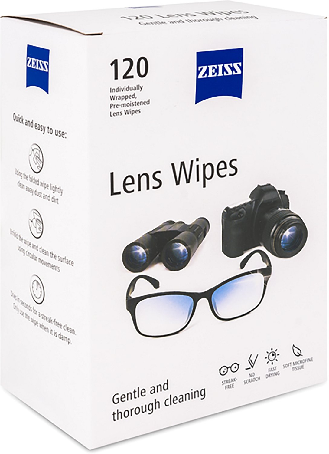 Zeiss Lens Wipes 120-Count Box - view number 2