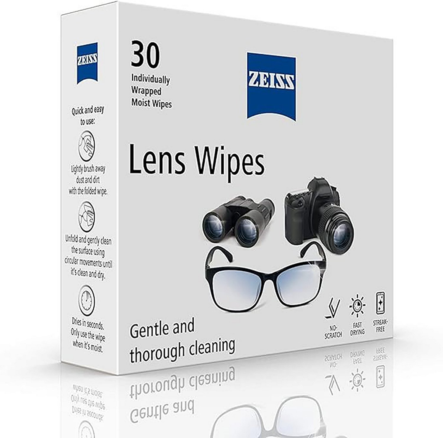 Zeiss Lens Wipes 30-Count Box - view number 2