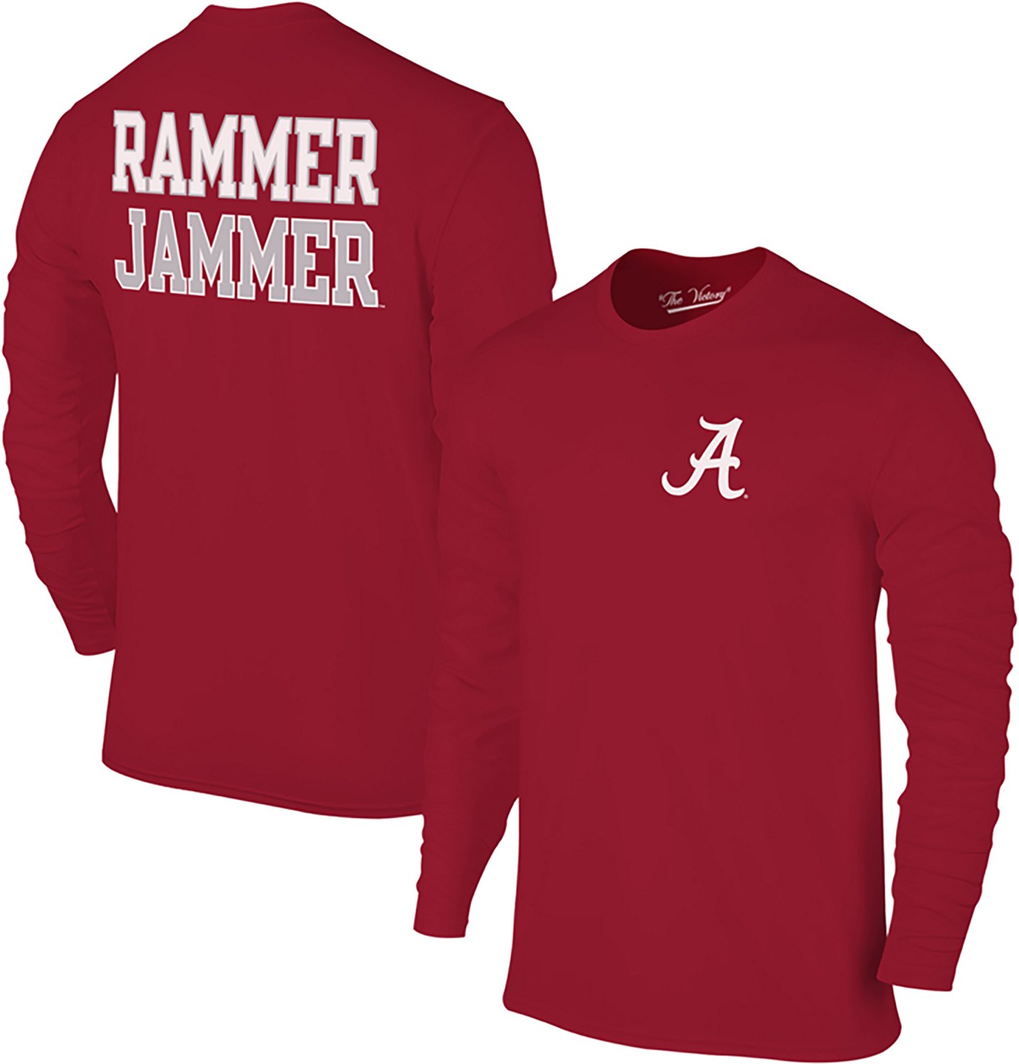 The Victory Men’s University of Alabama Primary Logo Rammer Jammer DS Long Sleeve T-shirt