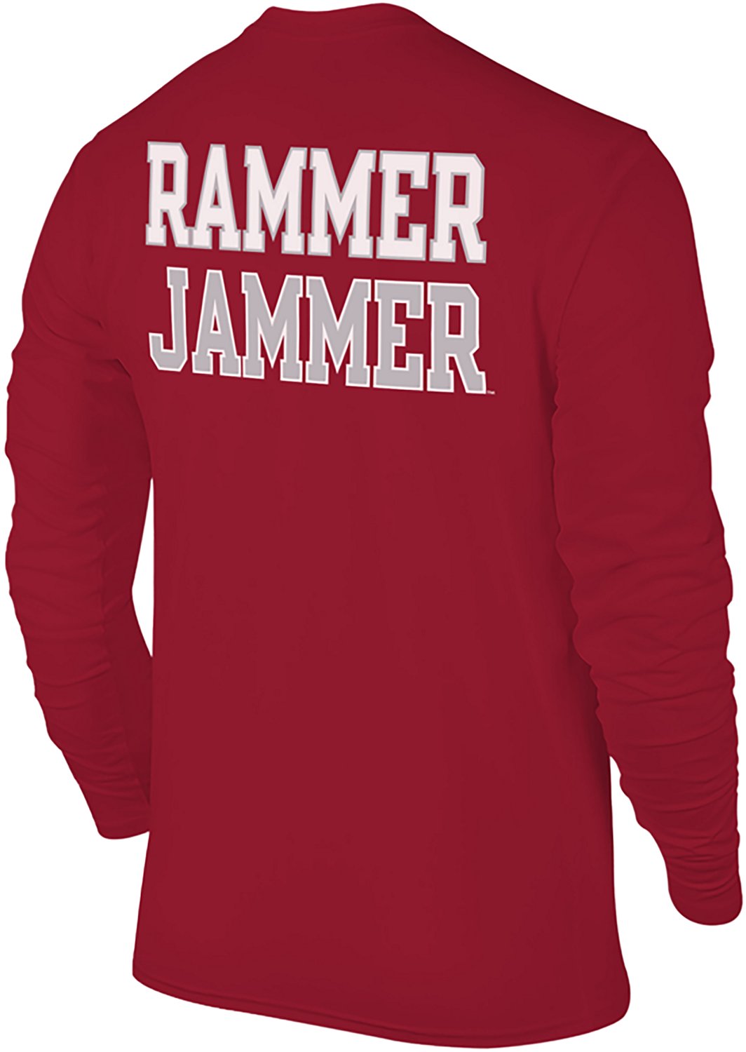The Victory Men’s University of Alabama Primary Logo Rammer Jammer DS Long Sleeve T-shirt - view number 3