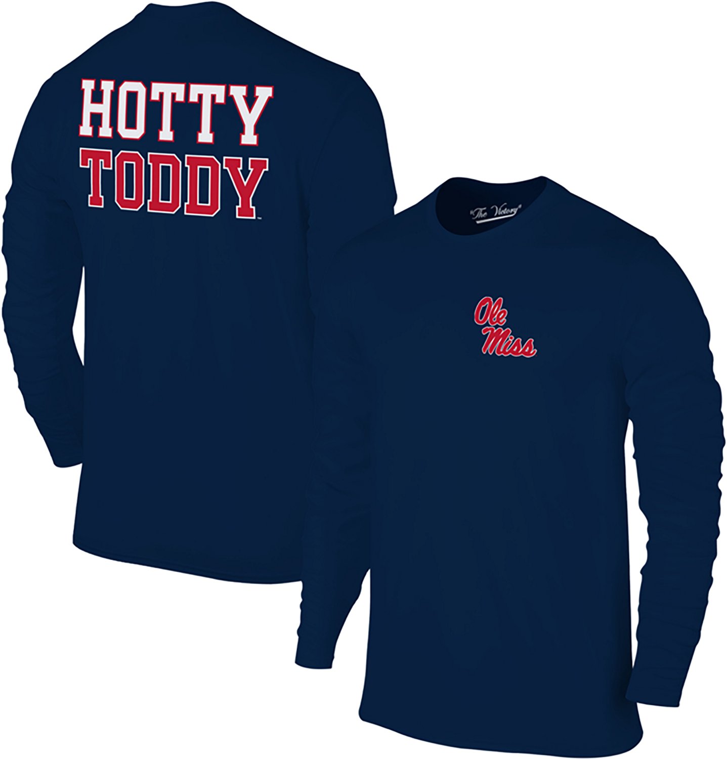 The Victory Men’s University of Mississippi Primary Logo DS Long Sleeve T-shirt