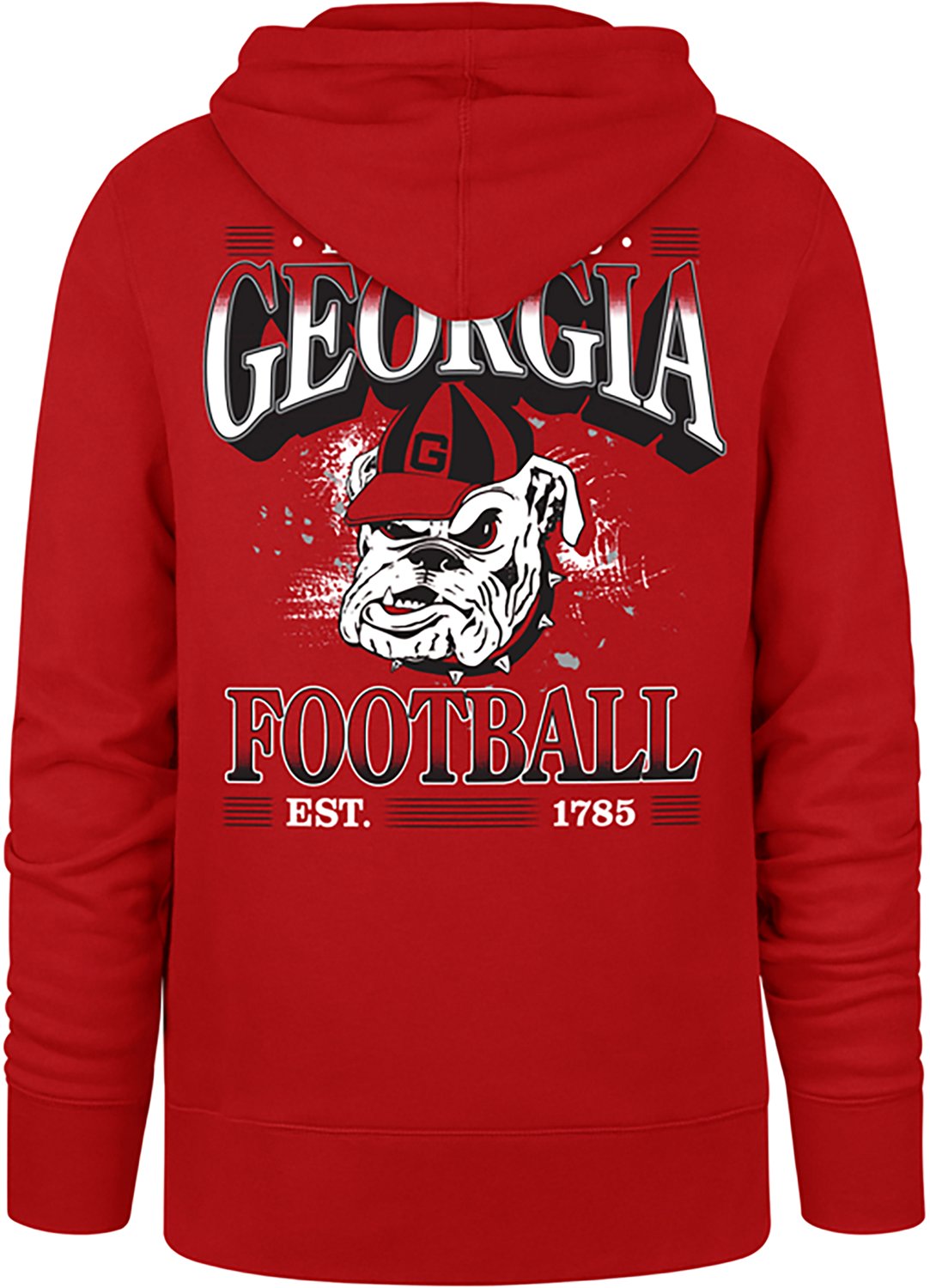 '47 Men's Georgia Bulldogs Regional Backer Headline Long Sleeve Hoodie - view number 2
