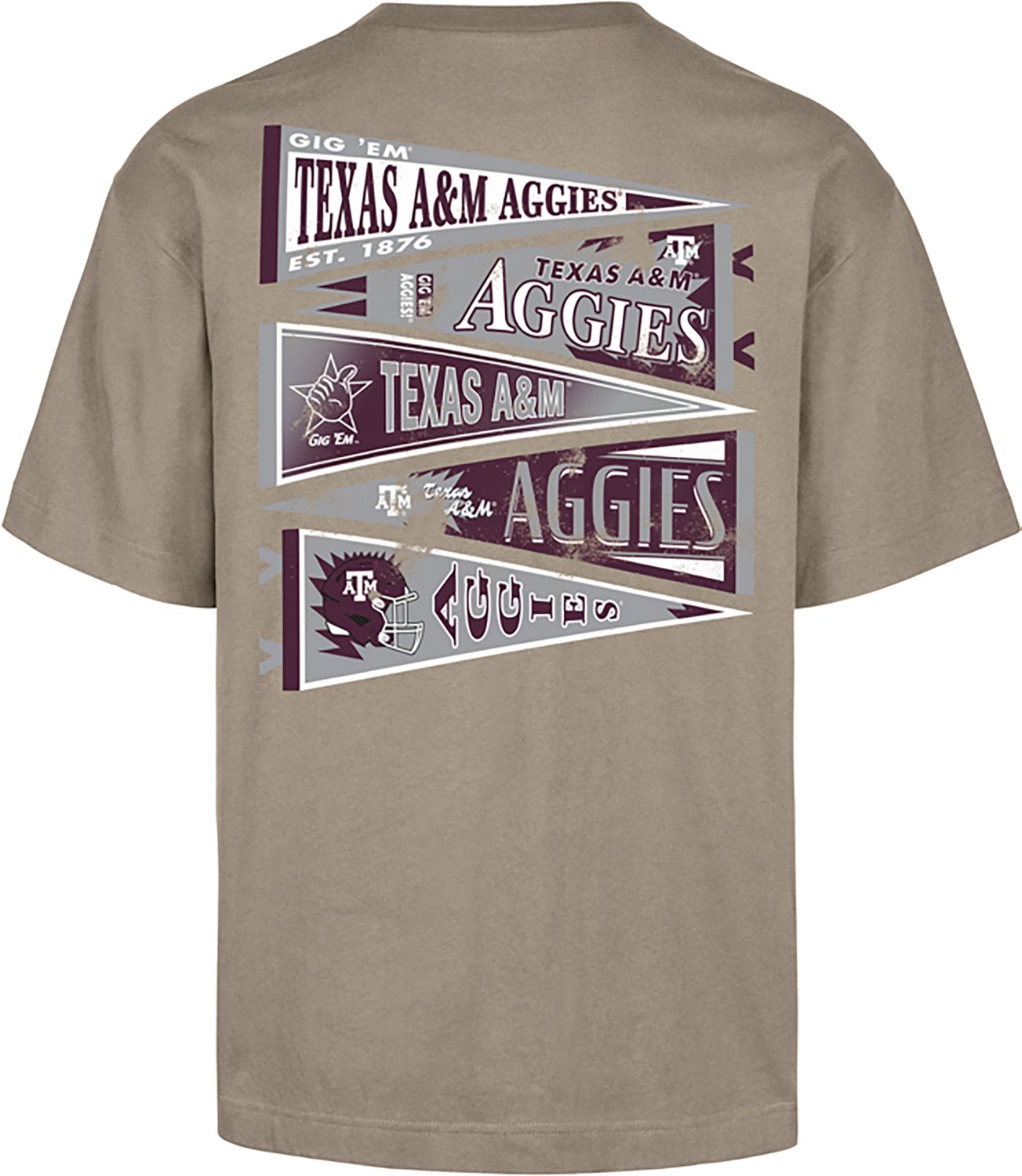 '47 Men's Texas A&M Aggies Regional Backer Distressed Short Sleeve T-shirt - view number 2