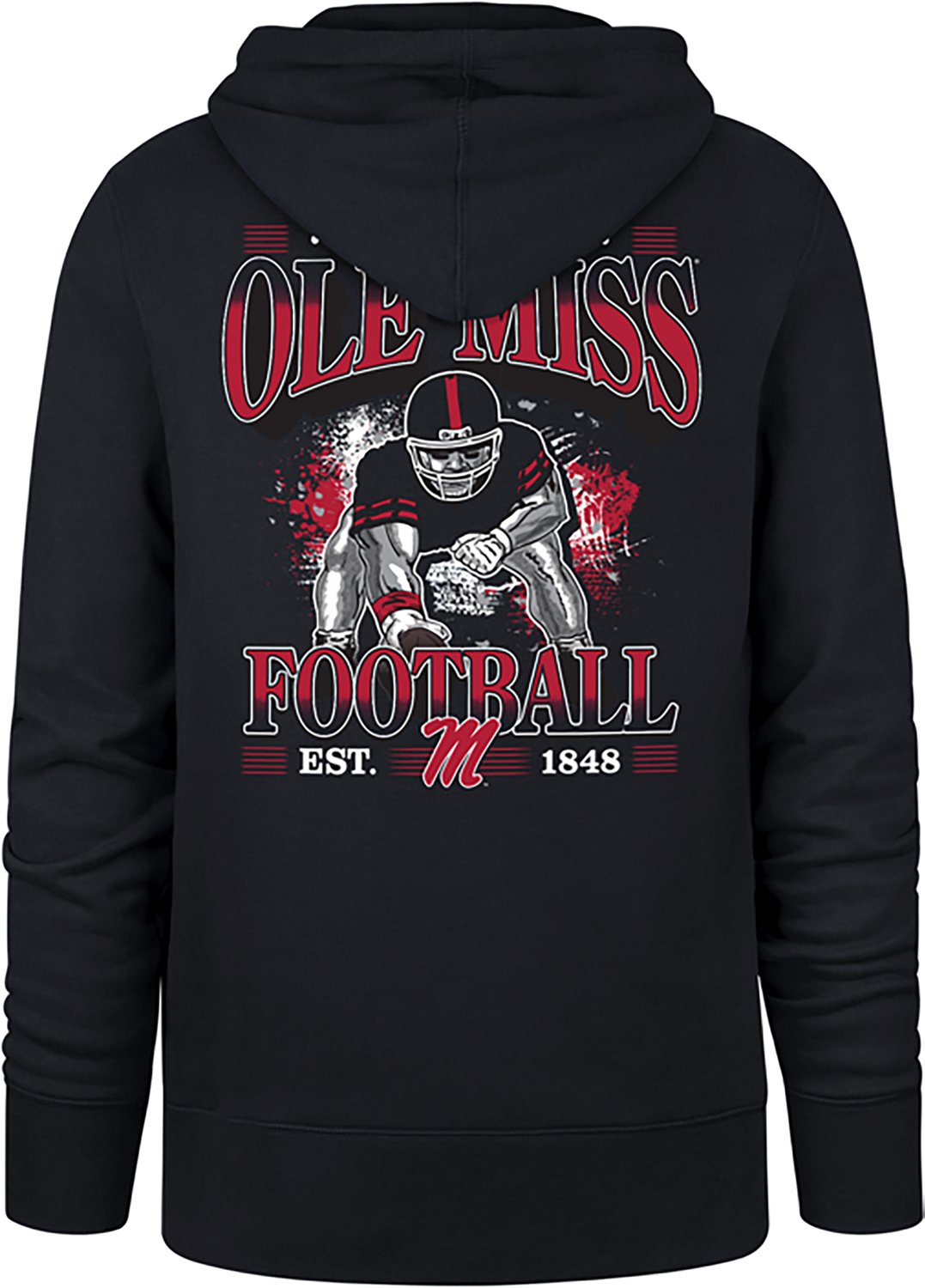 '47 Men's Ole Miss Rebels Regional Backer Headline Long Sleeve Hoodie - view number 2