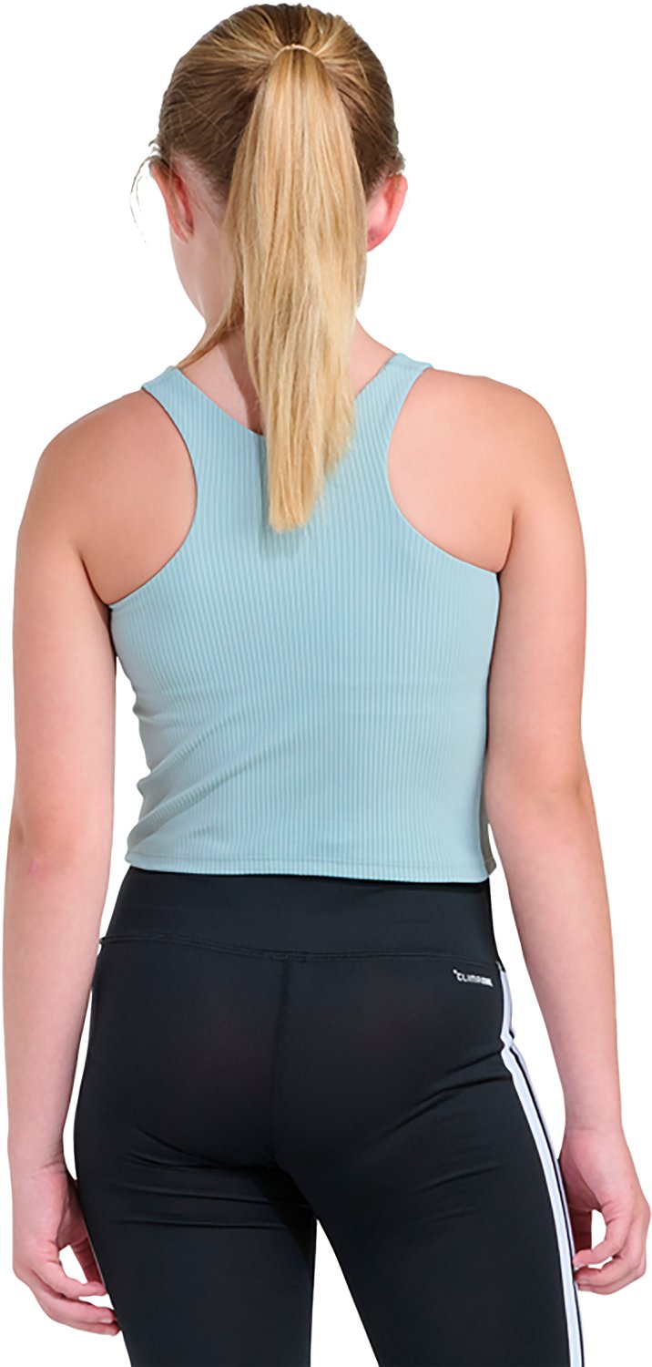 adidas Girls' Rib Training Tank Top - view number 2