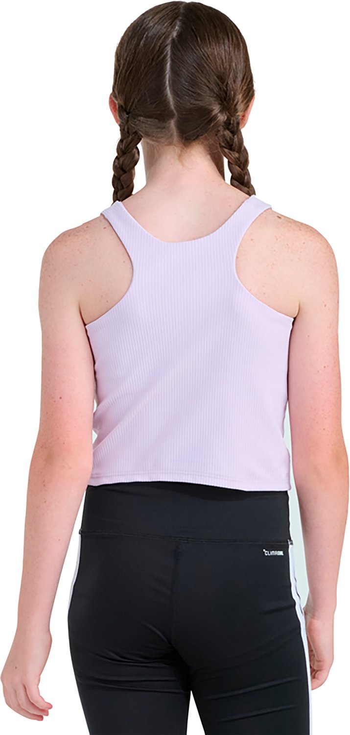 adidas Girls' Rib Training Tank Top - view number 2