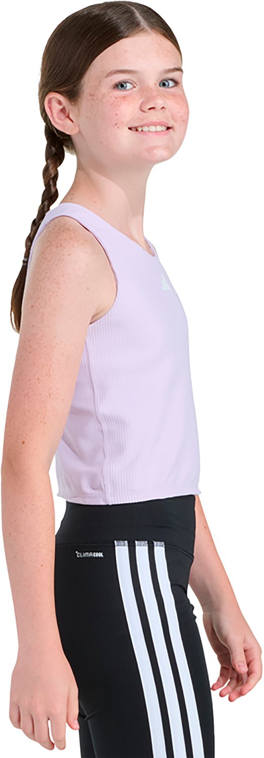 adidas Girls' Rib Training Tank Top - view number 4