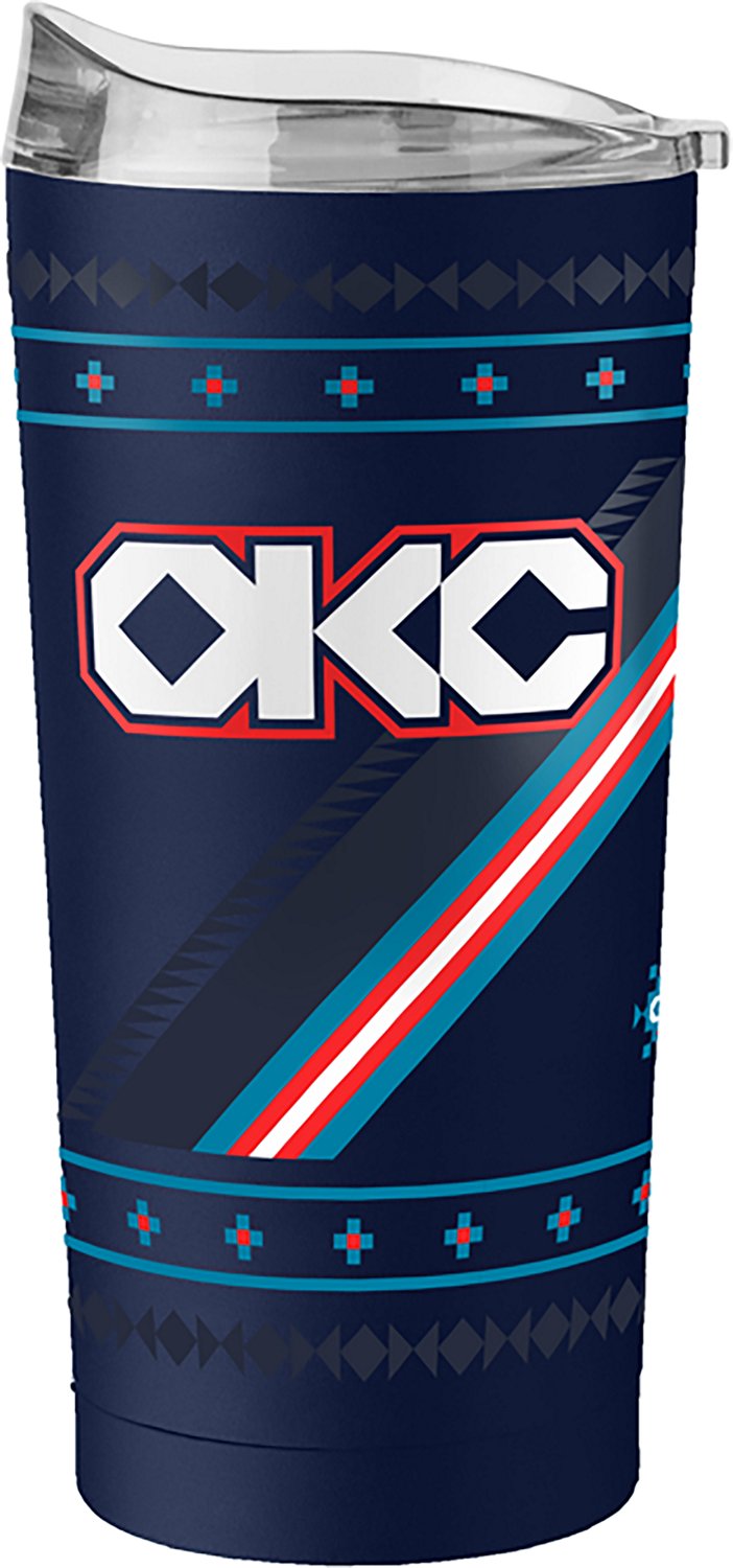 Logo Oklahoma City Thunder 2025-2026 City Edition 20 Ounce Powder Coat Tumbler