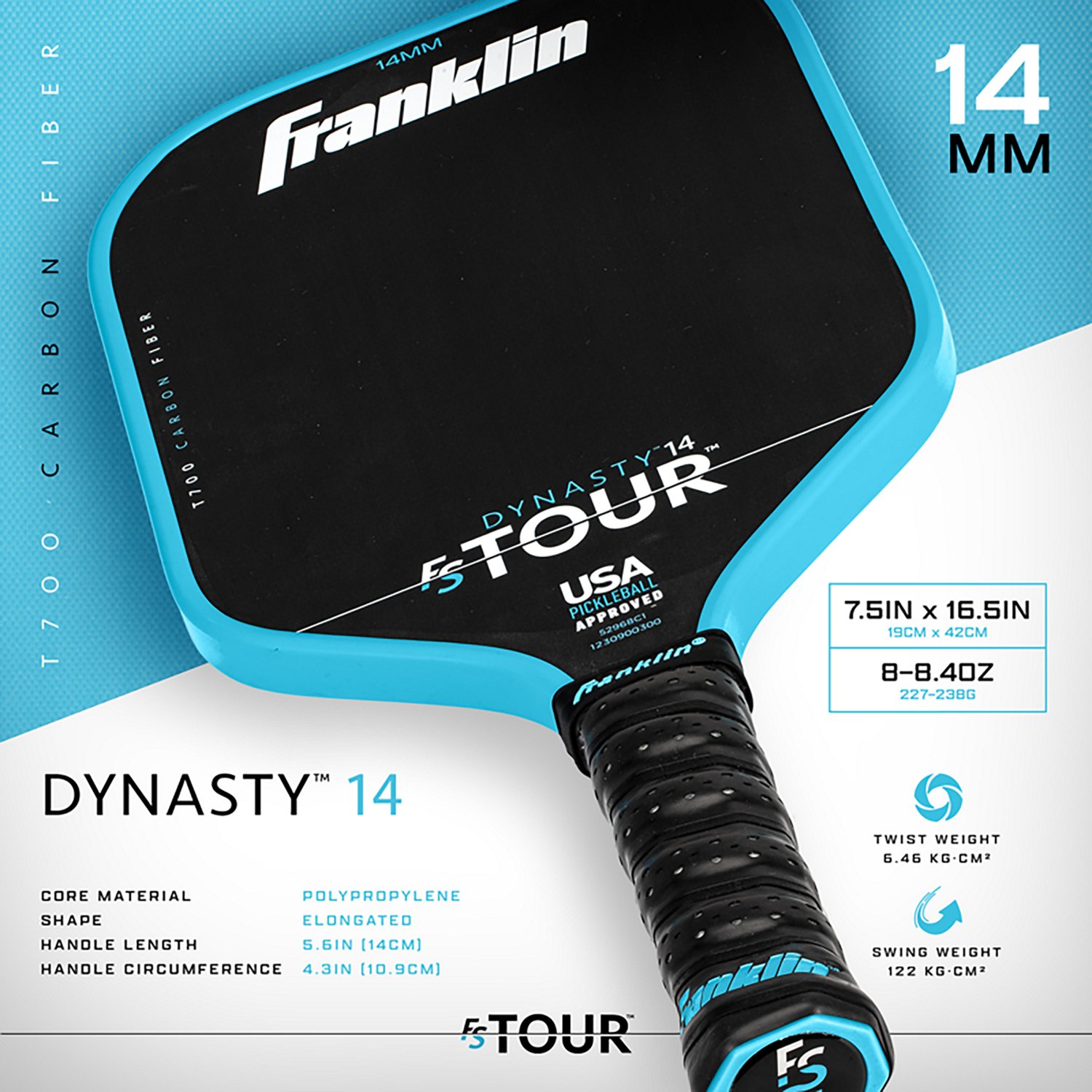 Franklin FS Tour Dynasty 14 mm Paddle - view number 2