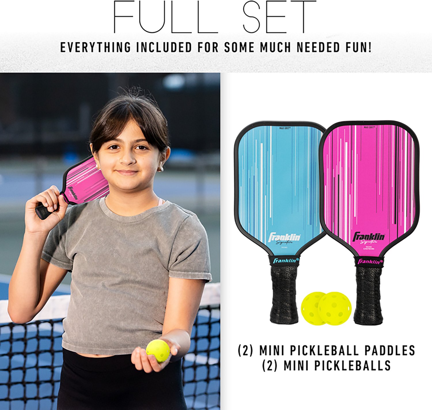 Franklin Sports Mini Pickleball Game Set - view number 4