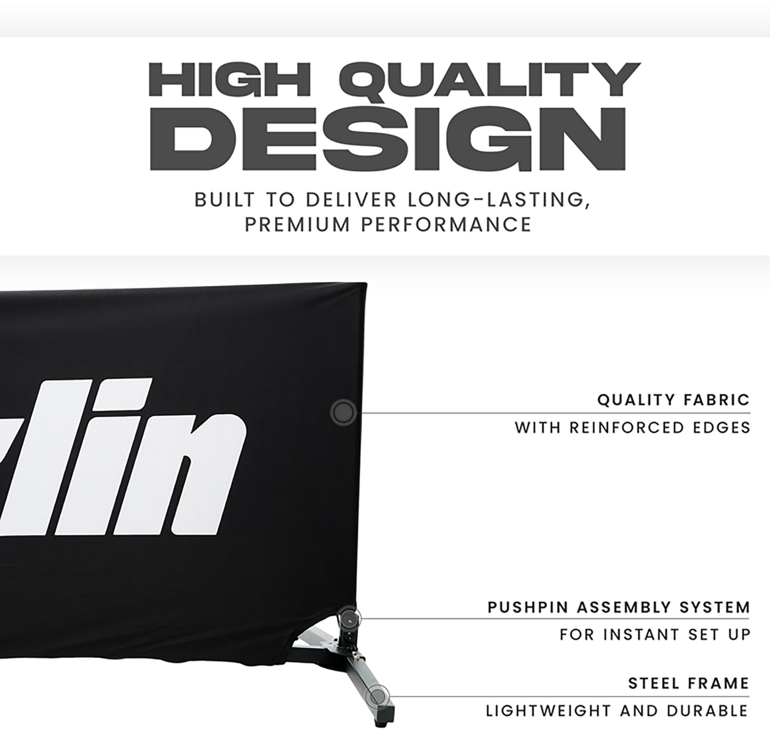 Franklin Sports Portable Pickleball Court Barrier Set - view number 4