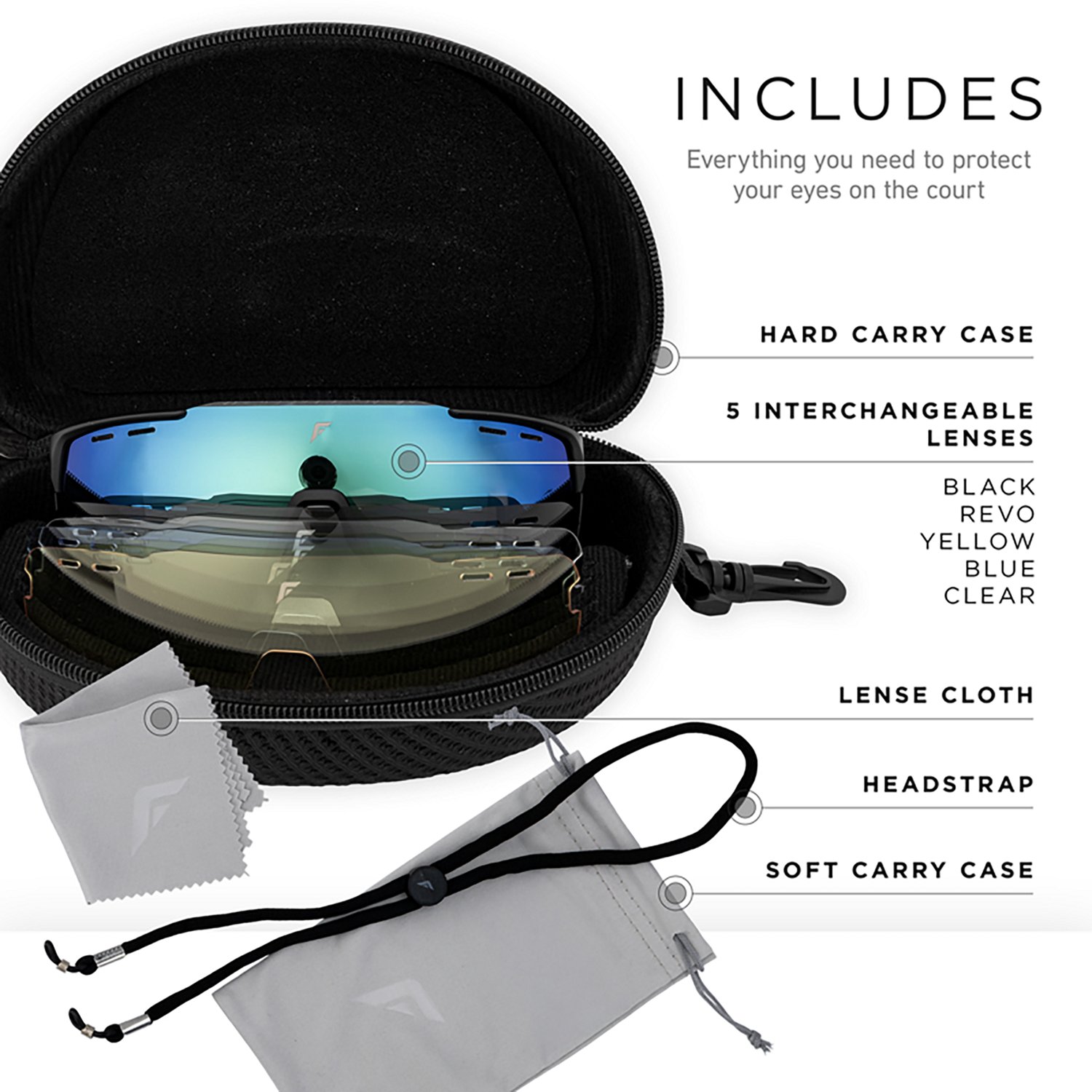 Franklin Sports Pickleball Eyewear Kit - view number 2