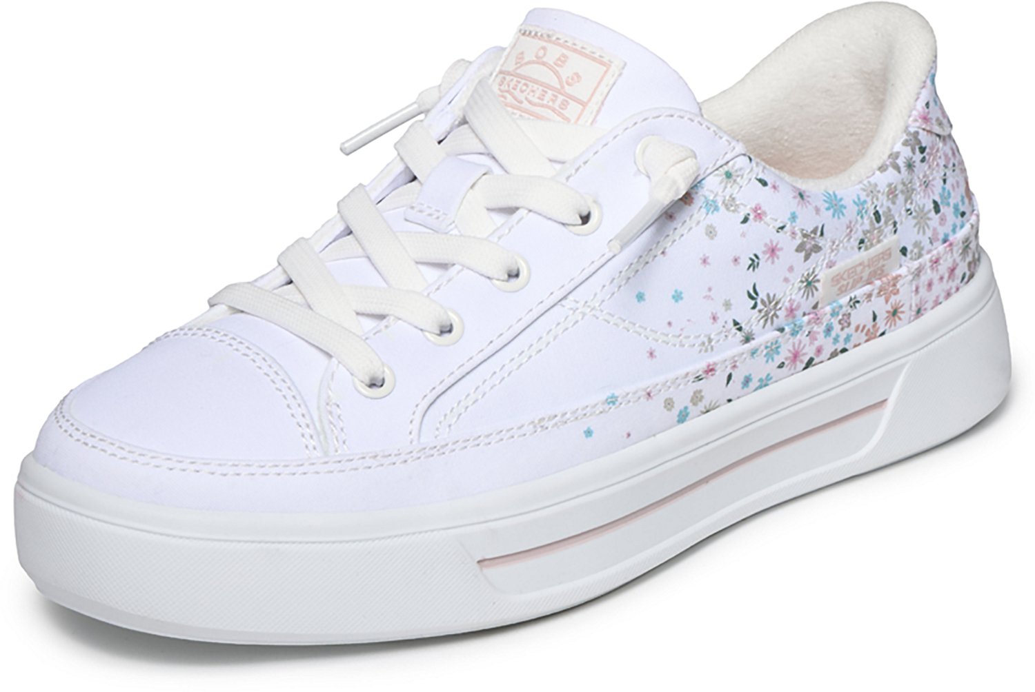 SKECHERS Women's Bobs Social Canvas Slip In Shoes - view number 3