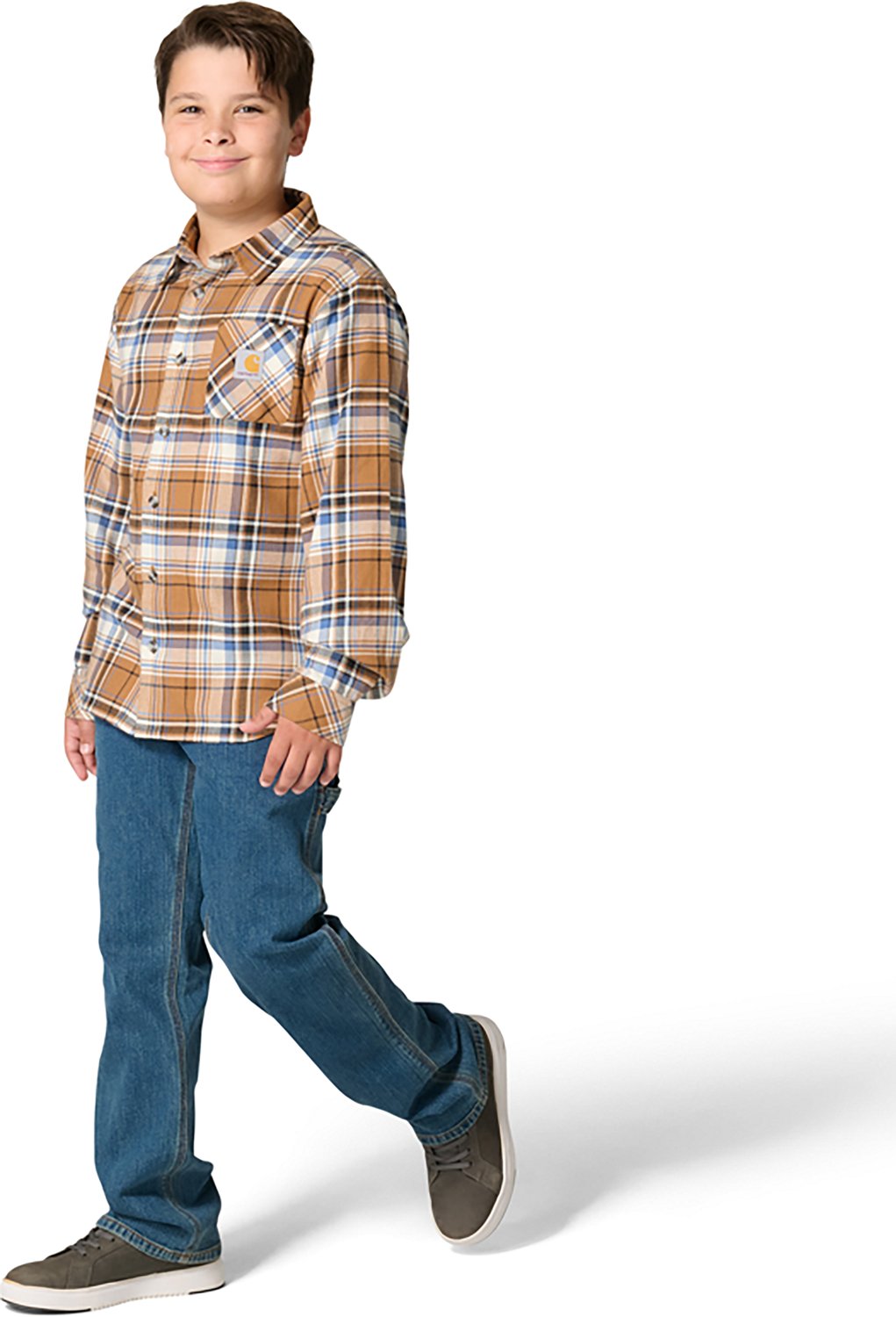 Carhartt Boys' Flannel Shirt - view number 4