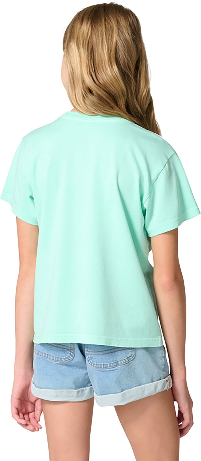 Carhartt Girls' Re-Engineered Short Sleeve Garment Dye Pocket T-Shirt - view number 2