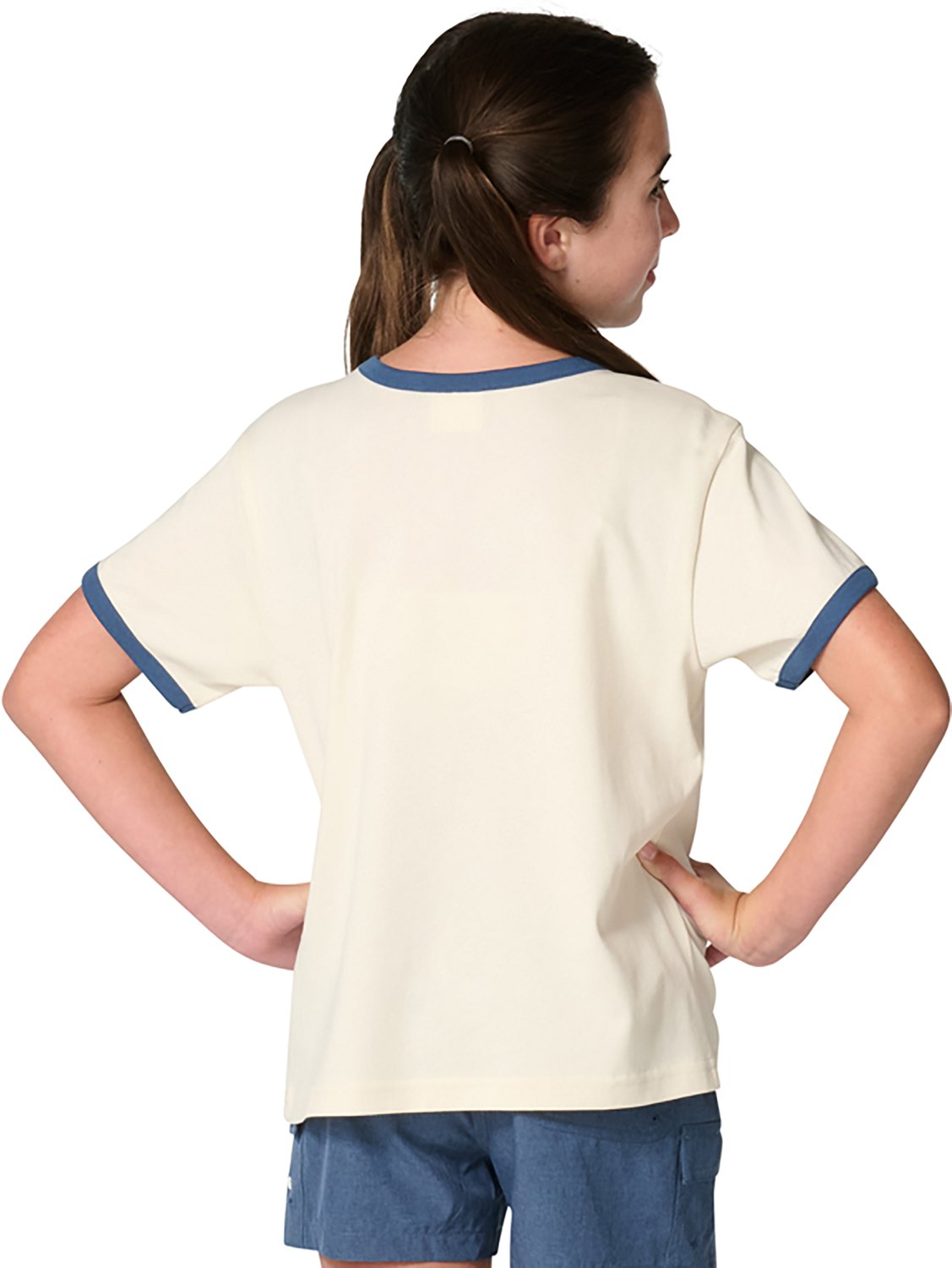 Carhartt Girls' Short-Sleeve Floral C Ringer T-Shirt