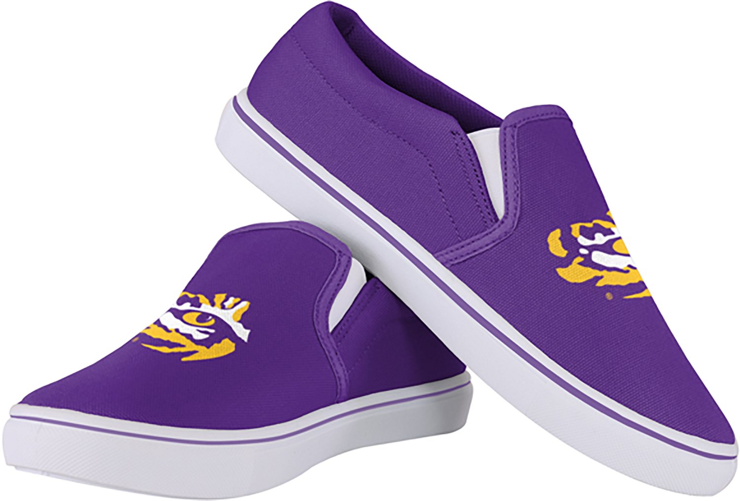 FOCO Men's Louisiana State University SMU Slip-On Canvas Shoes - view number 2