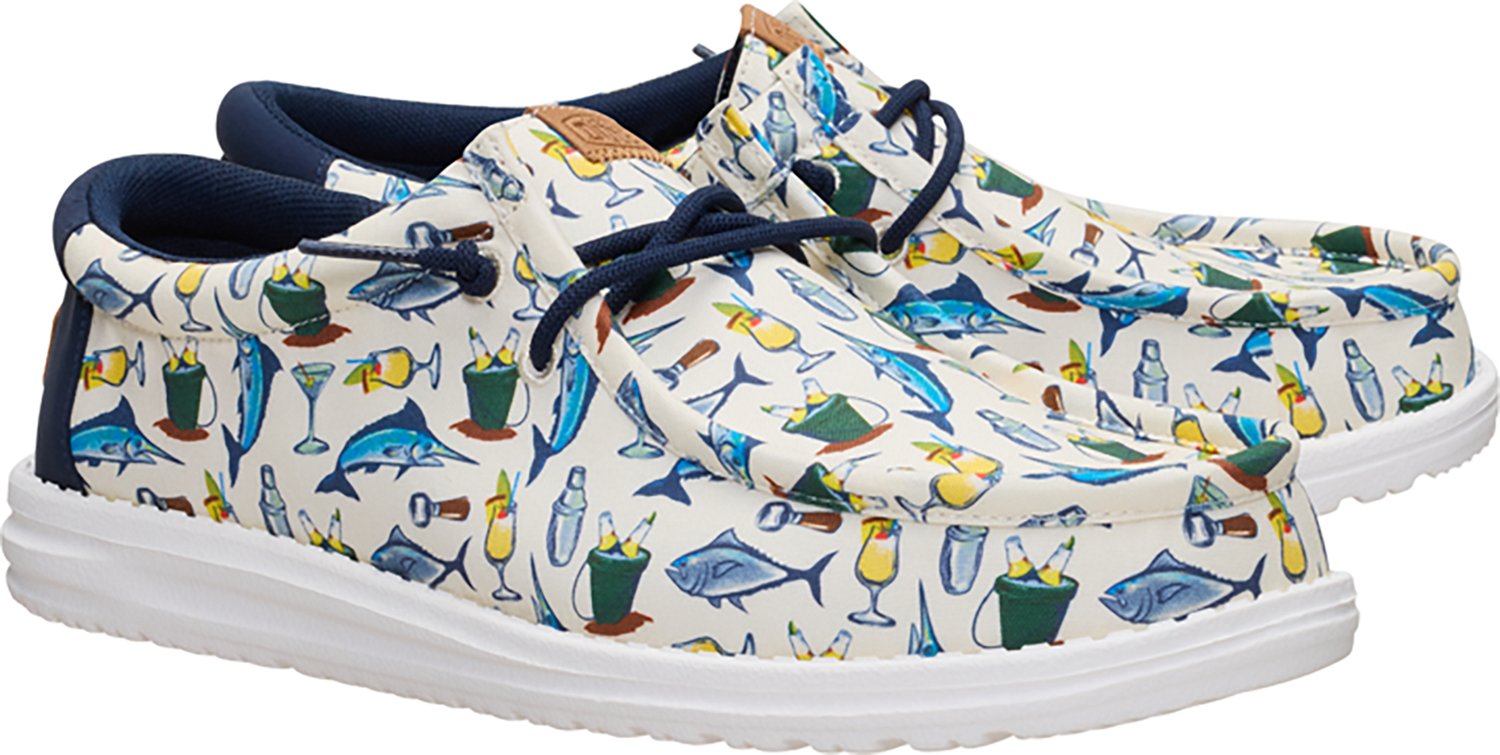 HEYDUDE Men's Wally Fish Lure Funk Saltwater Shoes - view number 3