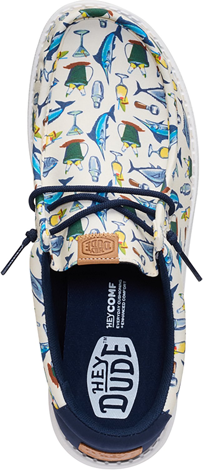 HEYDUDE Men's Wally Fish Lure Funk Saltwater Shoes - view number 5