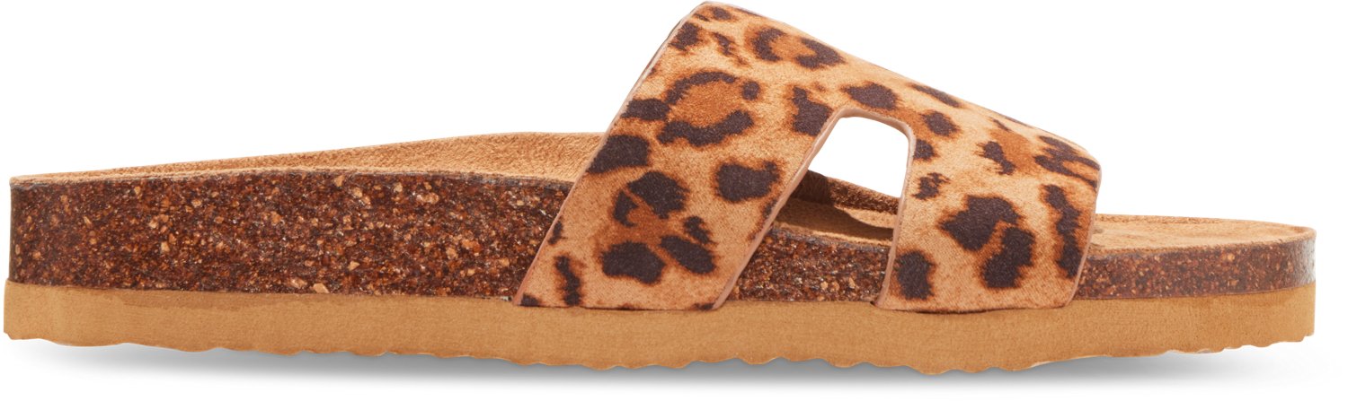 Freely Women's Cheetah Print One Band Slides