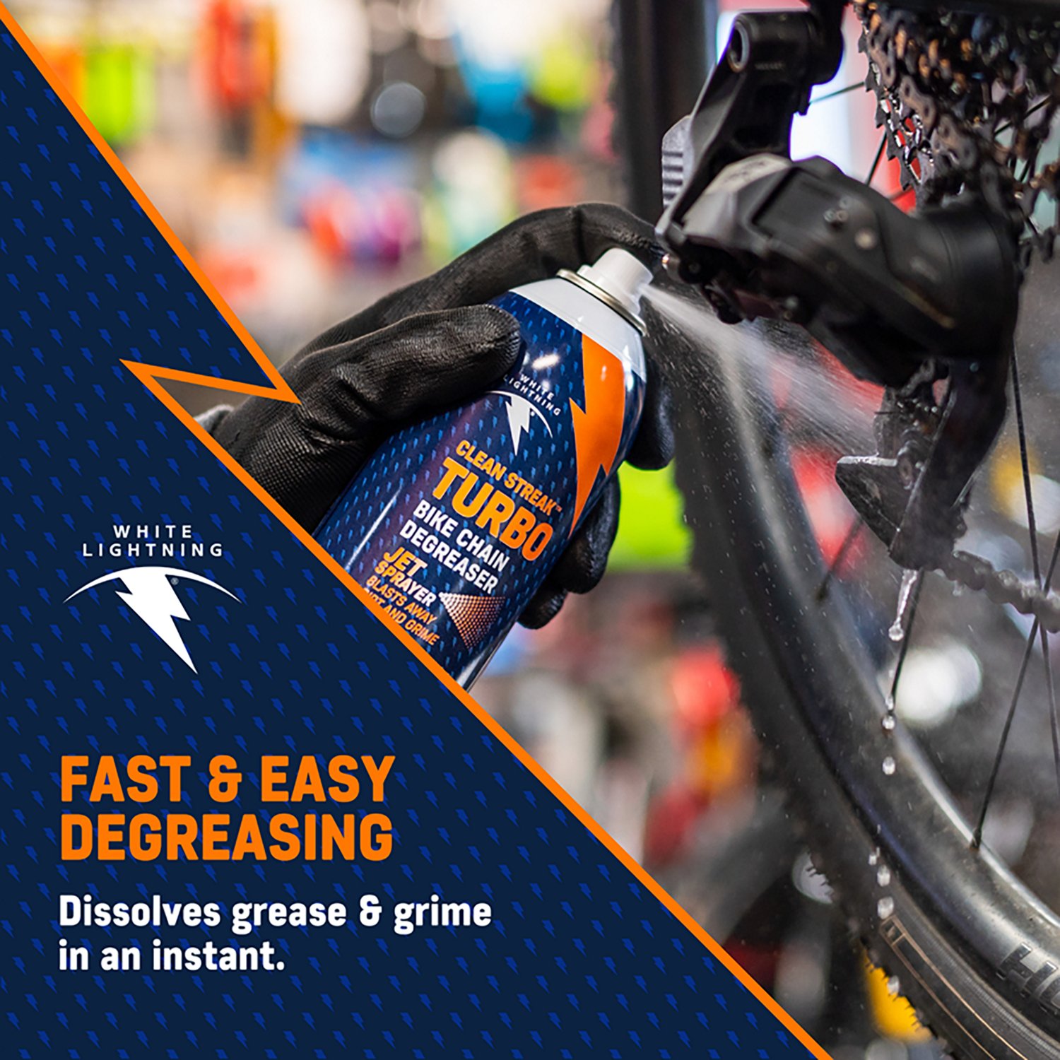 White Lightning Clean Streak 18 oz Turbo Fast Drying Bicycle Chain Degreaser - view number 2