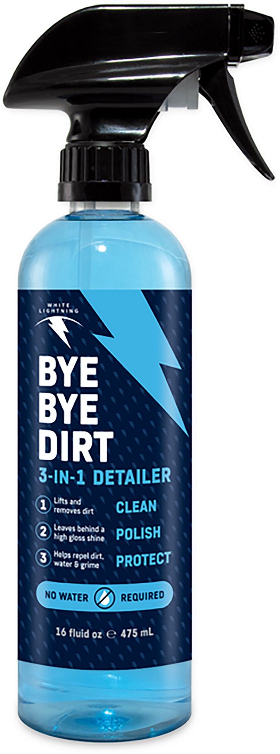 White Lightning Bye Bye Dirt 16 oz 3-in-1 Detailer Bicycle Wash