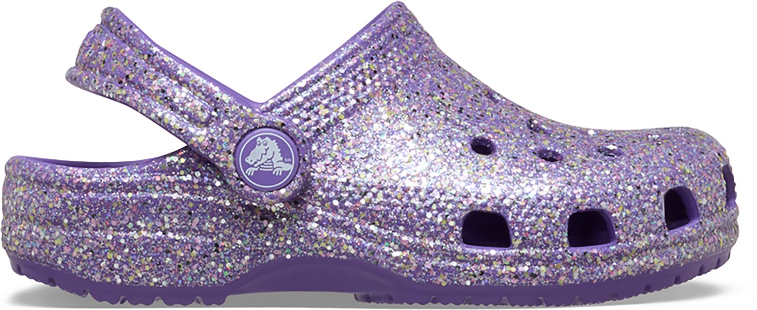 Crocs Kids' Fantasy Glitter Classic Clogs