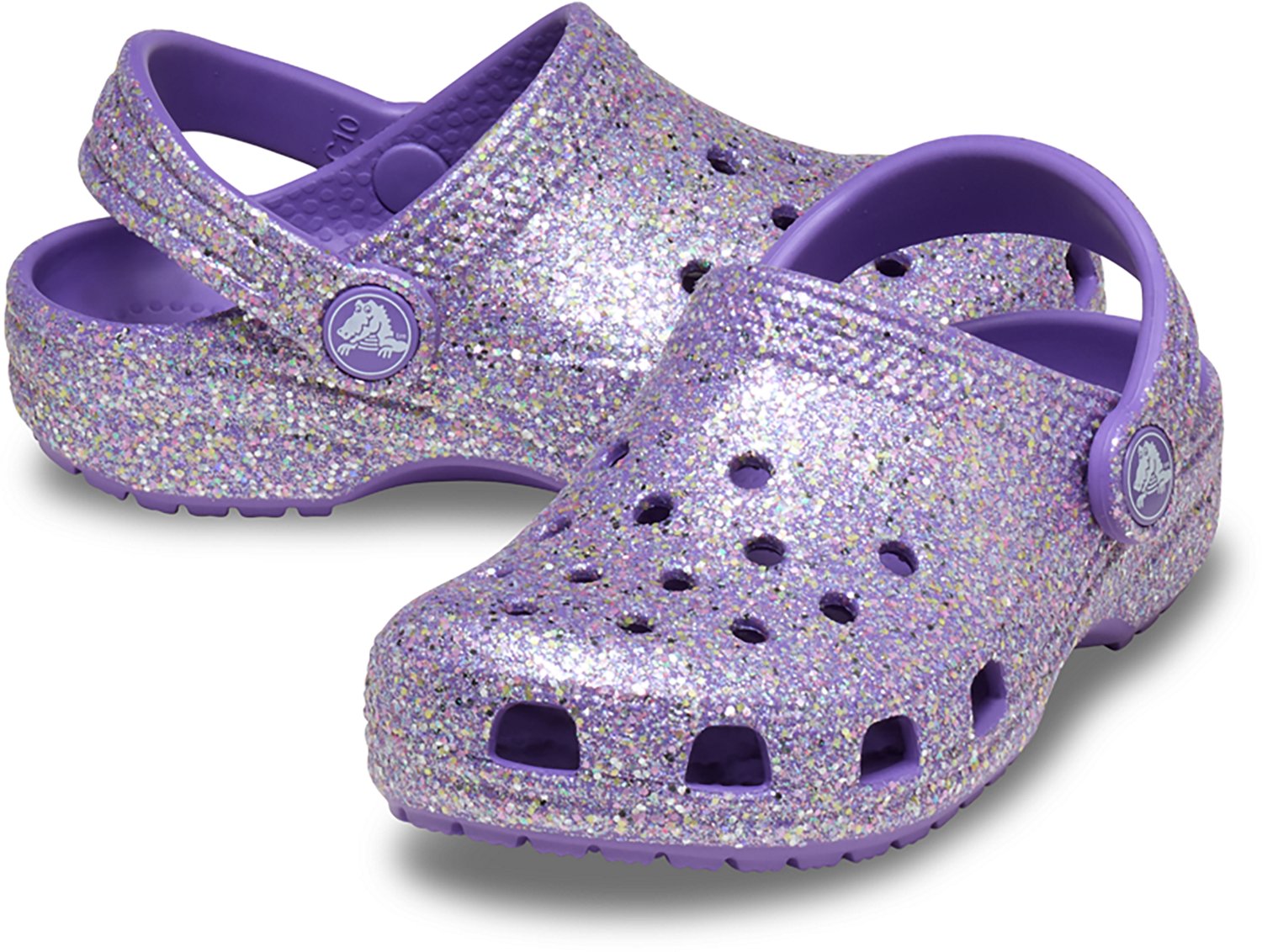 Crocs Kids' Fantasy Glitter Classic Clogs - view number 6