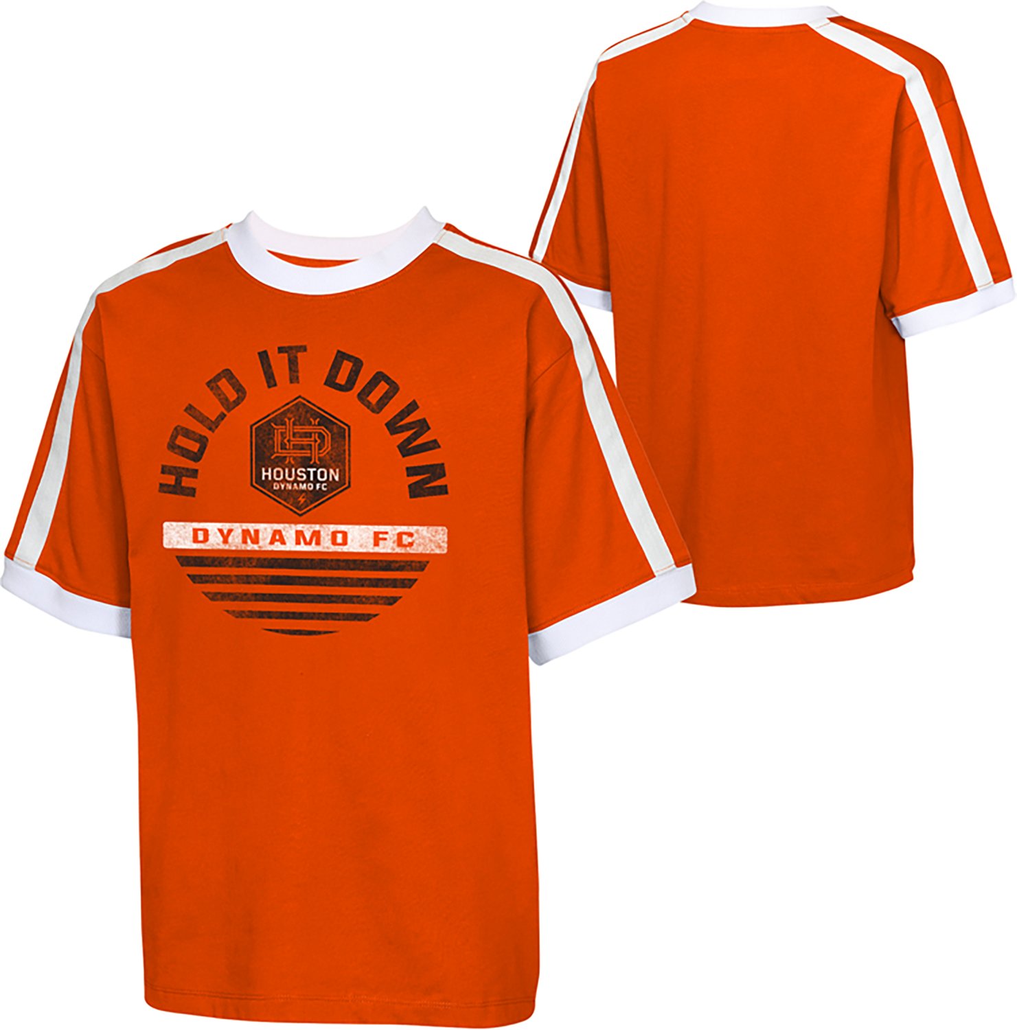 Outerstuff Boys’ Houston Dynamo FC Make It Count Ringer T-shirt