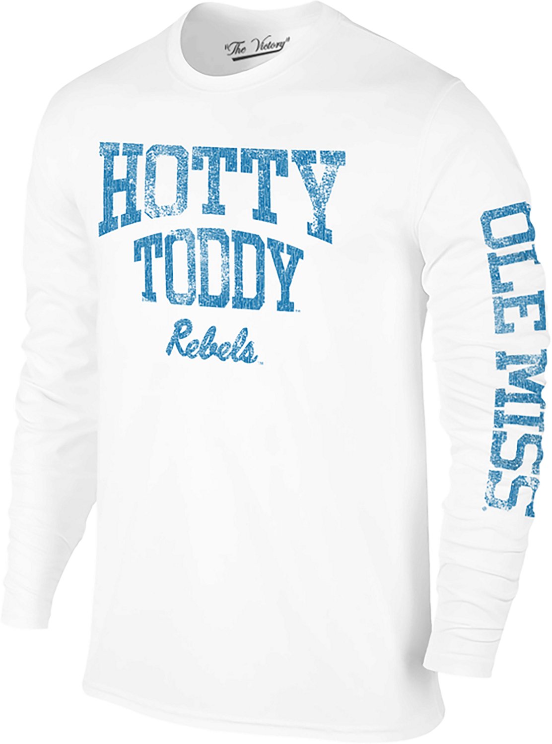 The Victory Men’s University of Mississippi Hotty Toddy Sleeve Hit Long Sleeve T-shirt