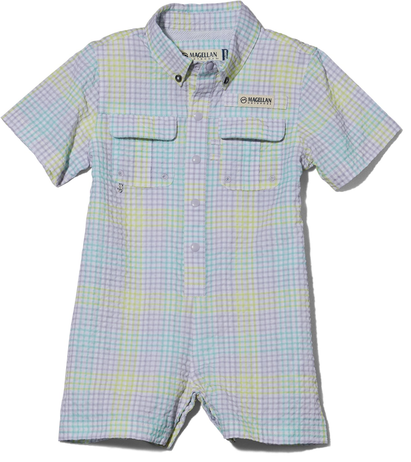 Magellan Outdoors Toddler Boys' Southern Summer Gingham Shortall