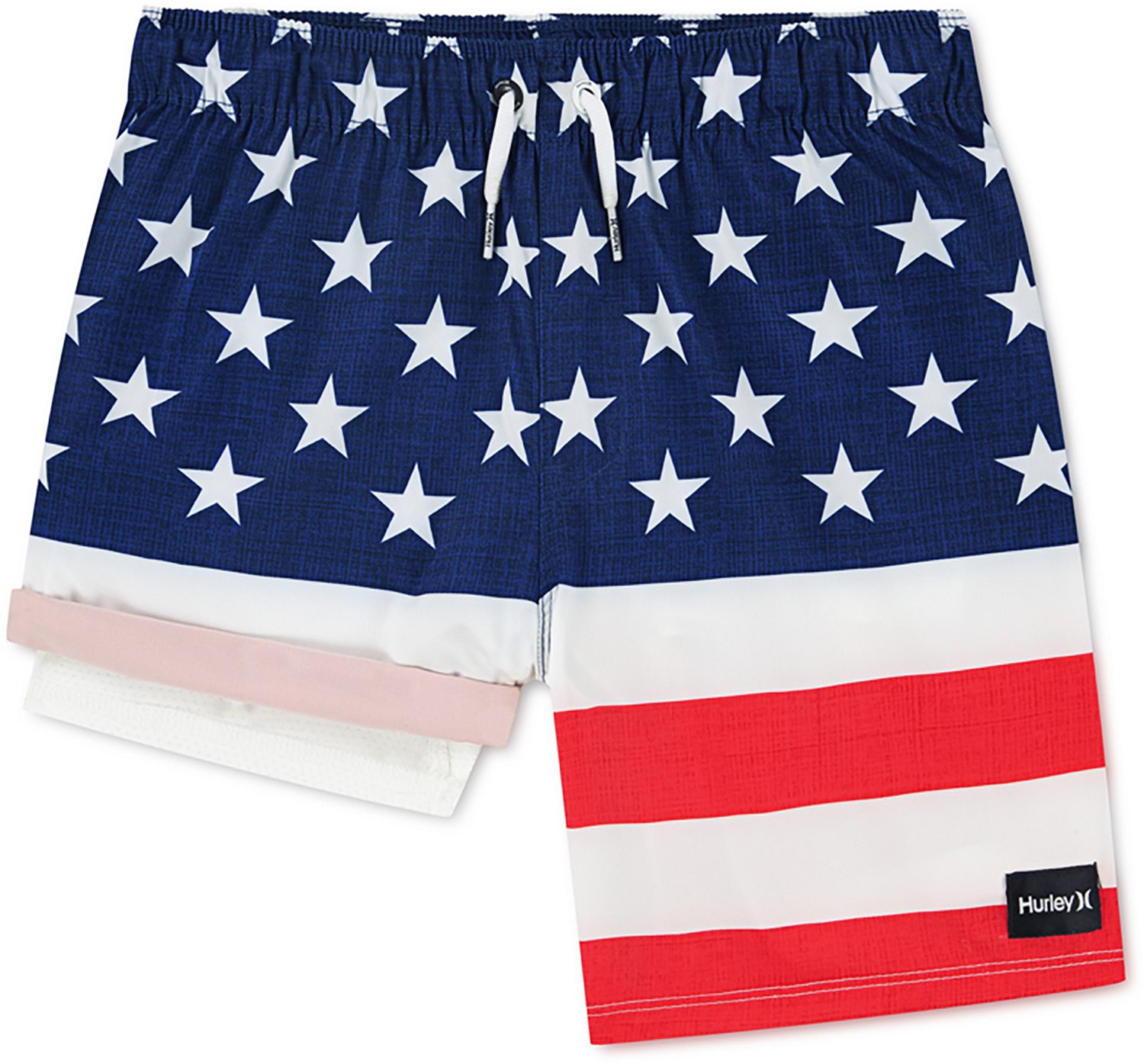 Hurley Boys' Americana Pull On Swim Shorts - view number 3