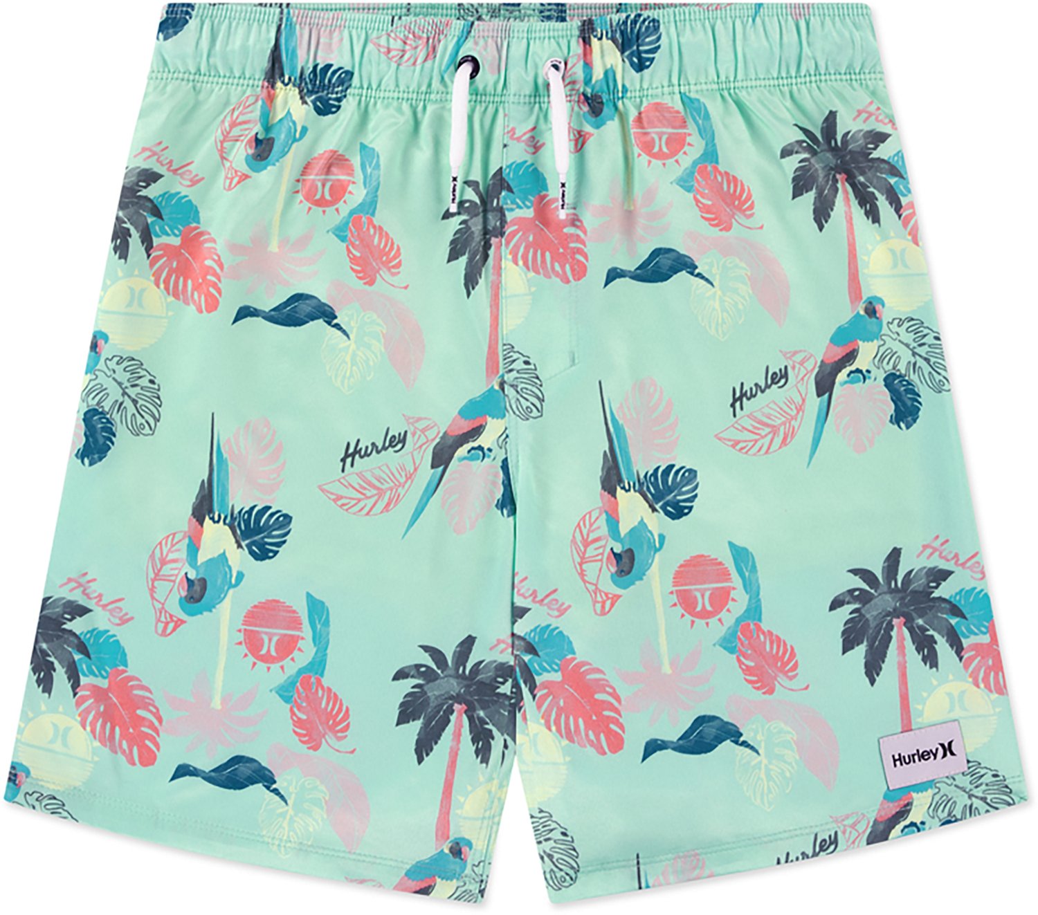 Hurley Boys' Parrot-Dise Pull On Swim Shorts