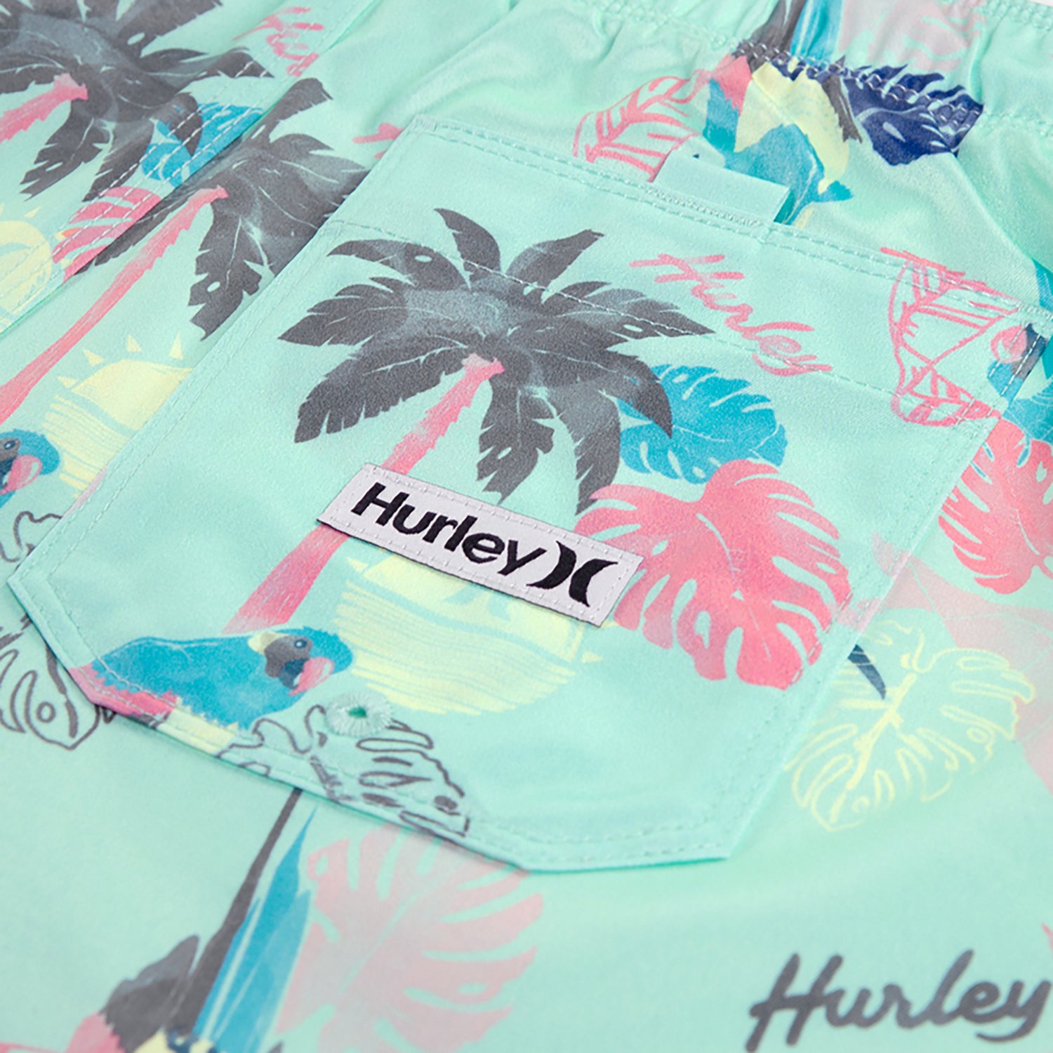 Hurley Boys' Parrot-Dise Pull On Swim Shorts - view number 2