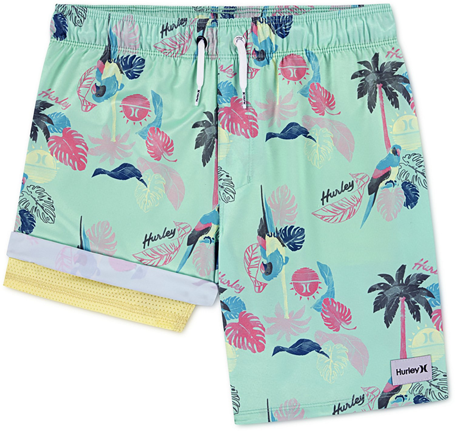 Hurley Boys' Parrot-Dise Pull On Swim Shorts - view number 3