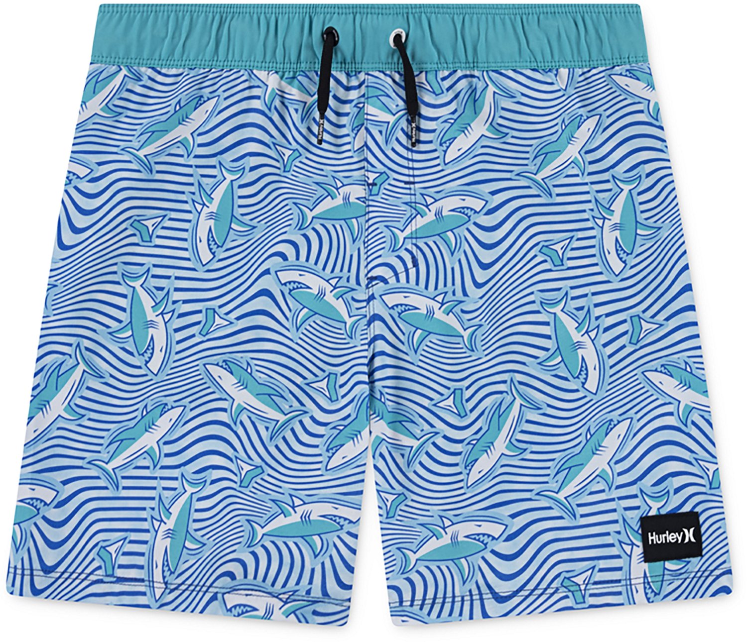 Hurley Boys' Dizzy Shark Pull On Swim Shorts