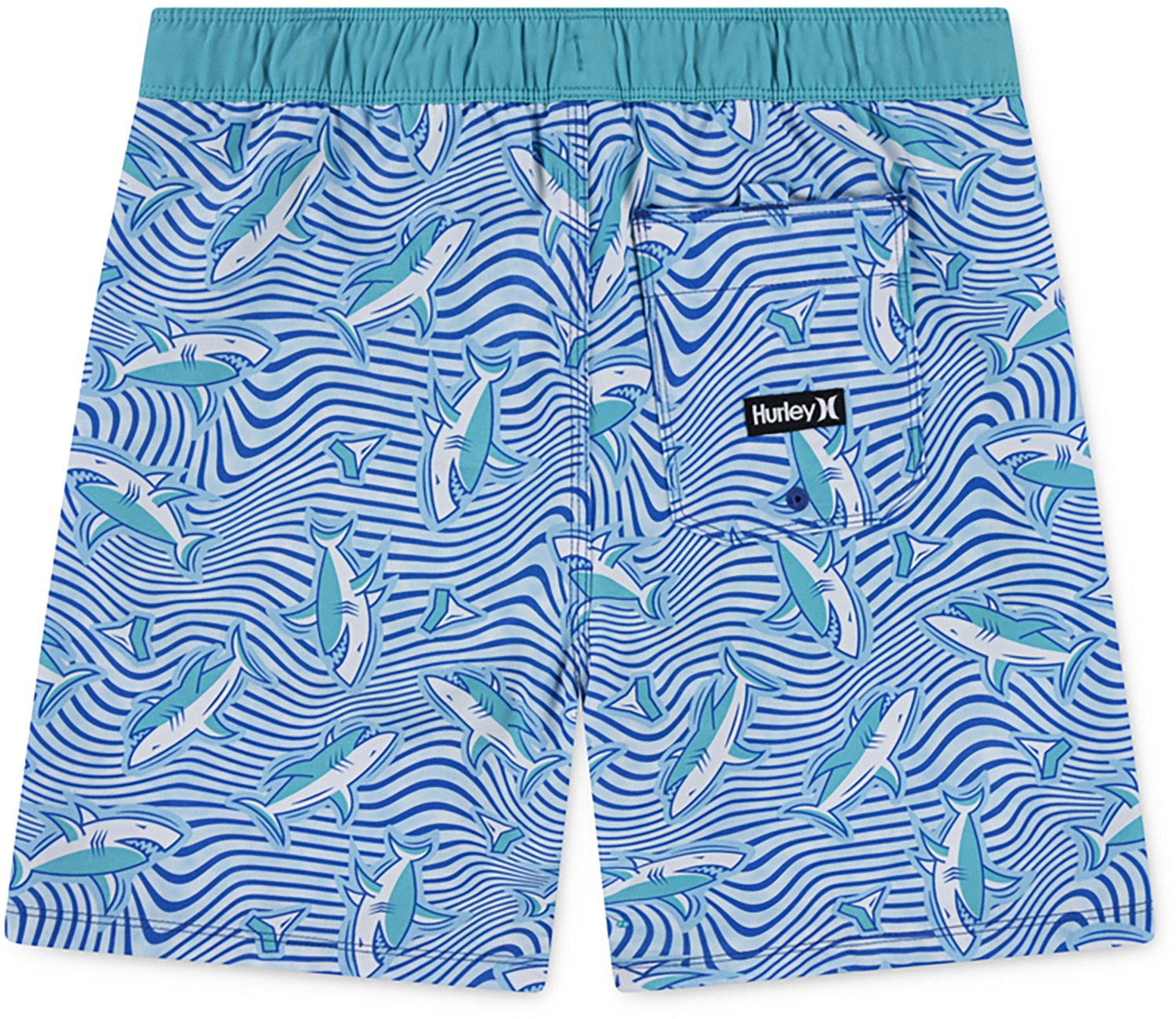 Hurley Boys' Dizzy Shark Pull On Swim Shorts - view number 4