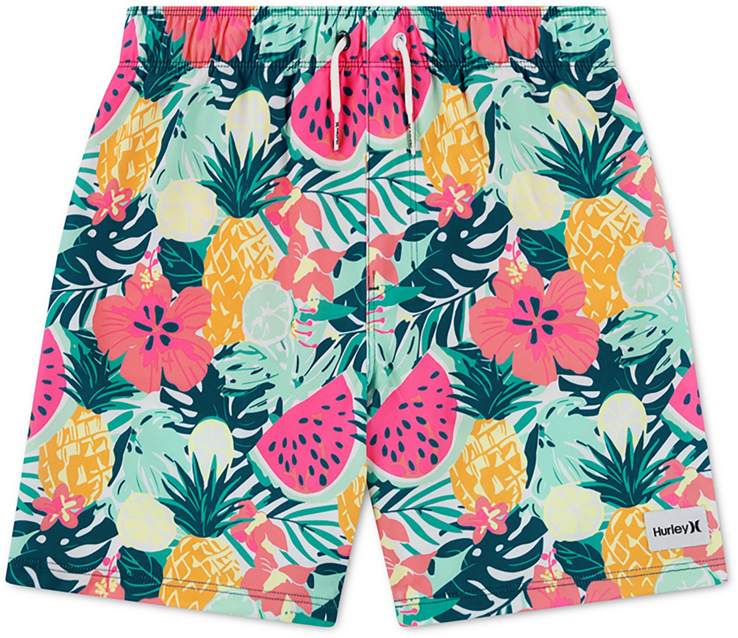 Hurley Boys' Fruit Print Pull On Swim Shorts