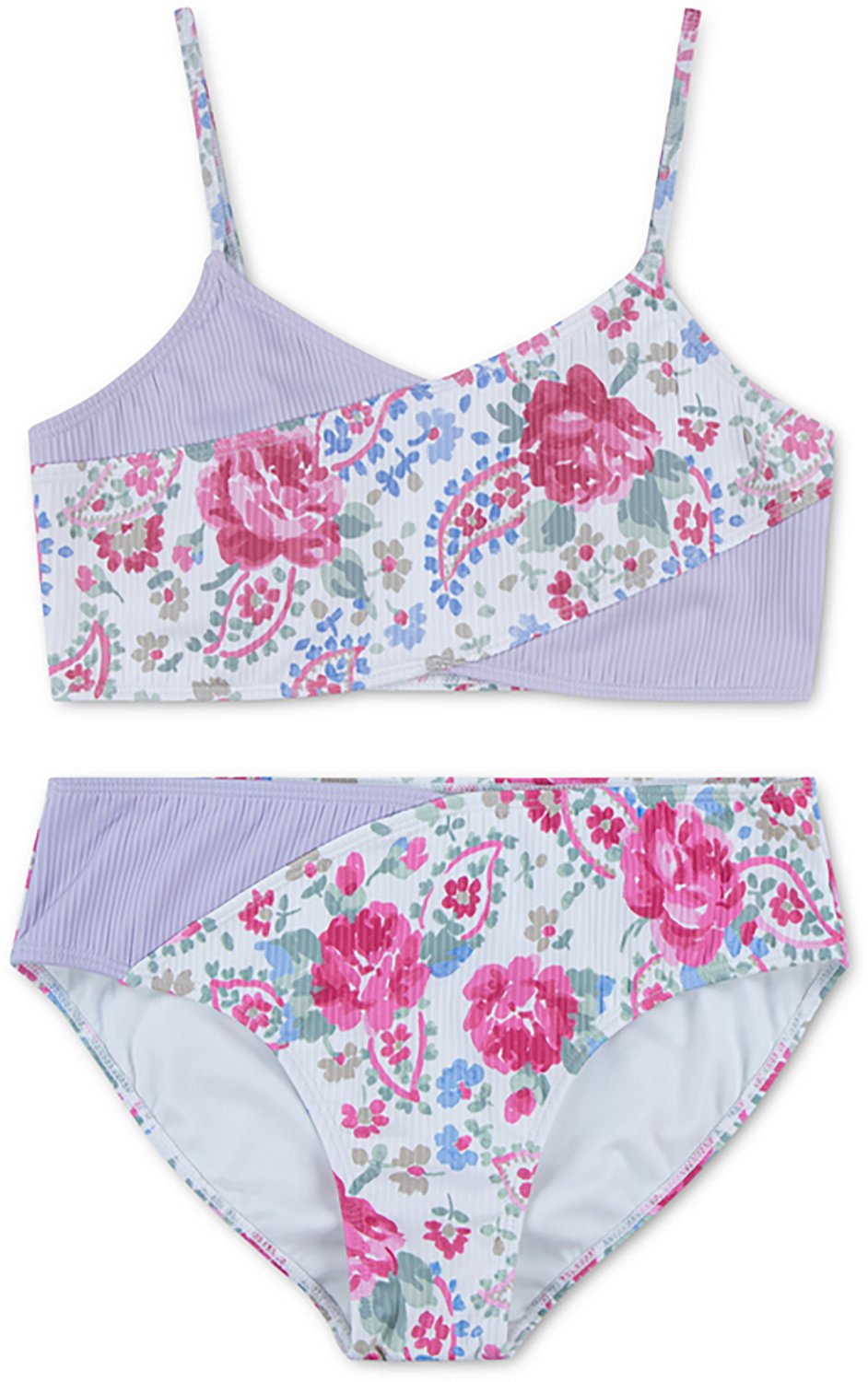 Abercrombie & Fitch Girls' Cross Wrap 2-Piece Swimsuit