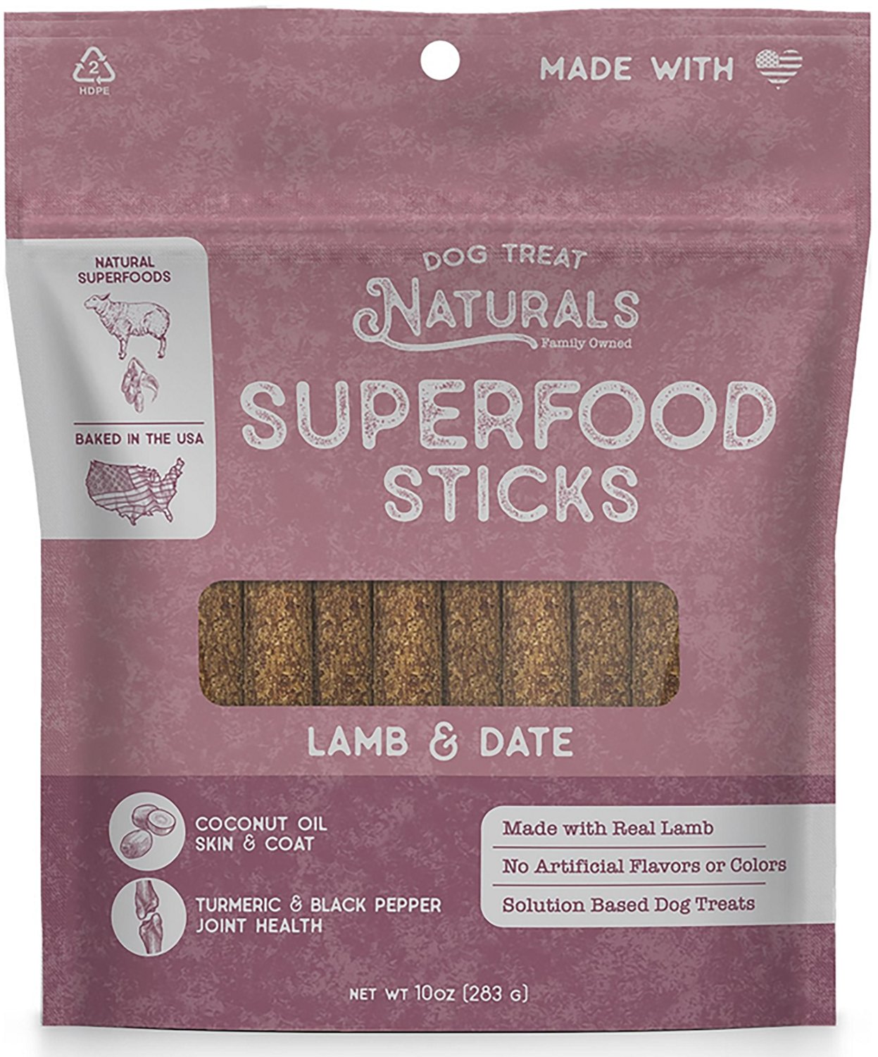 Dog Treat Naturals 10 oz. Superfood Sticks Bag