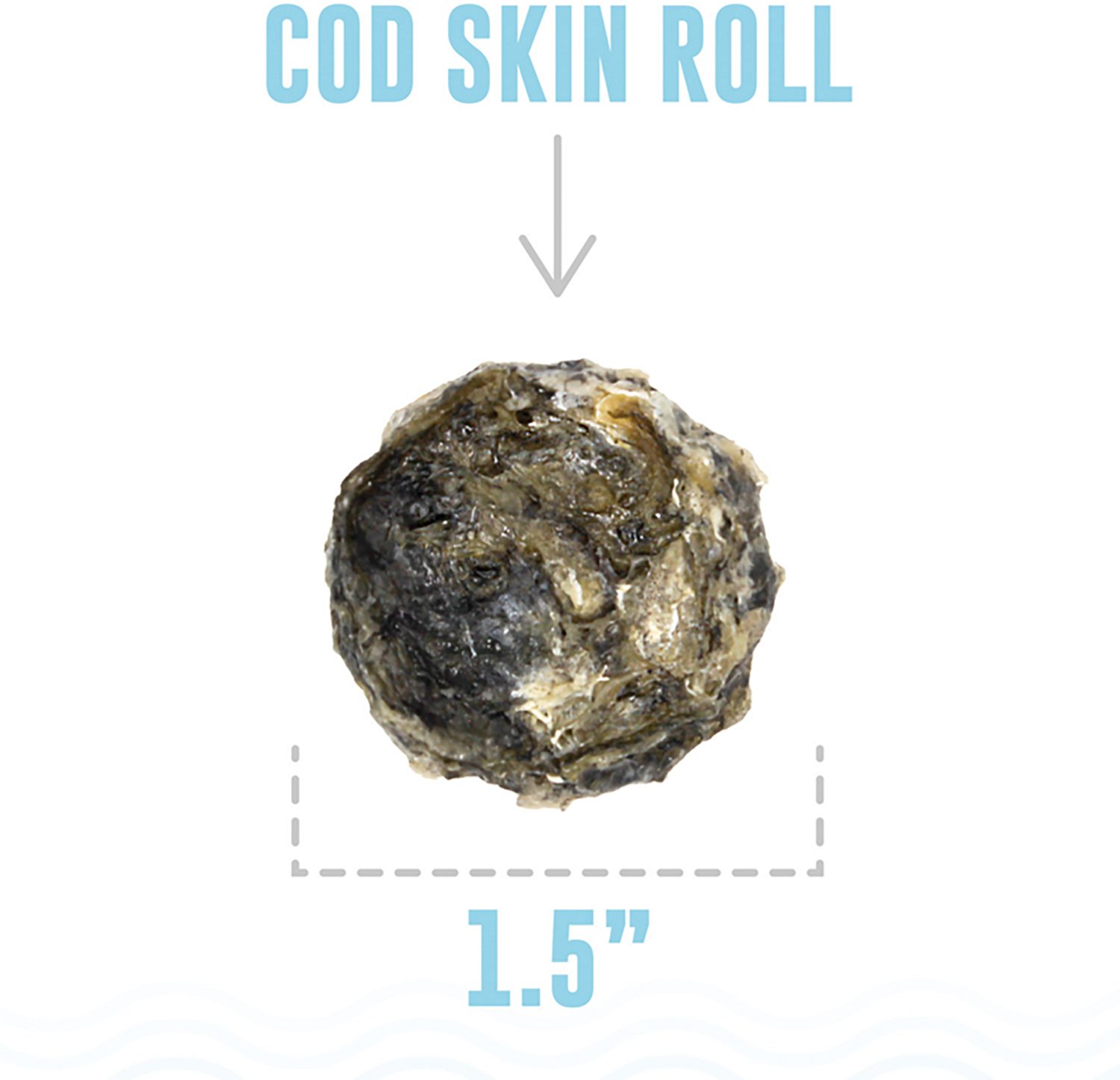 Icelandic+ 3 oz. Cod Skin Rolls Treat - view number 3
