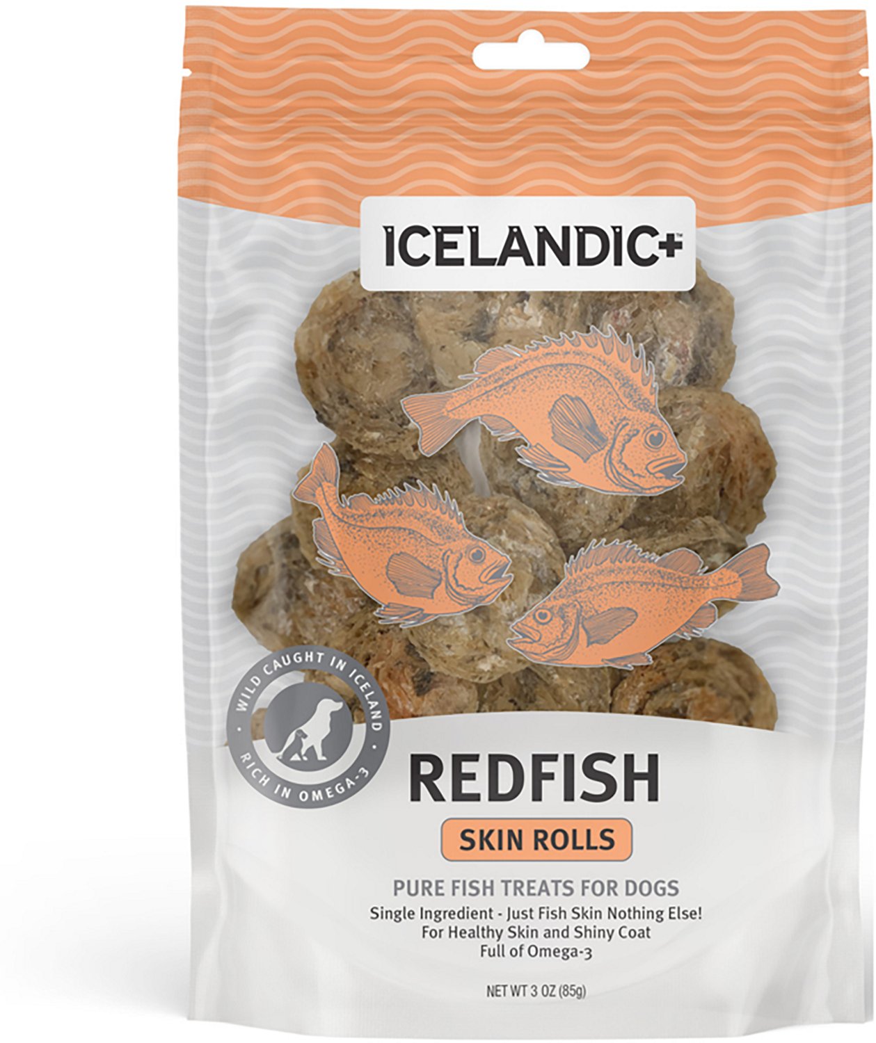 Icelandic+ 3 oz. Fish Skin Rolls Treats