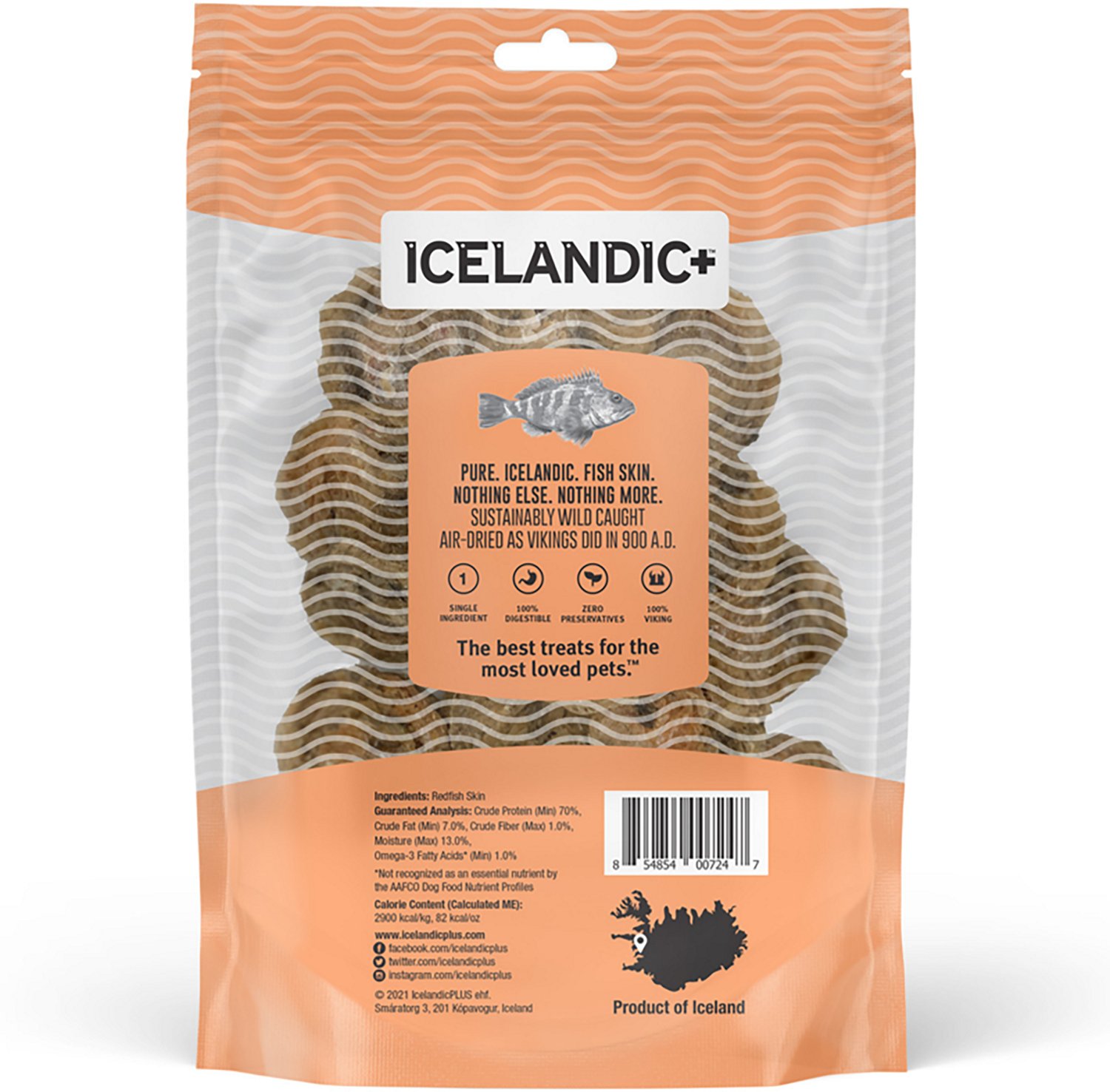 Icelandic+ 3 oz. Fish Skin Rolls Treats - view number 2
