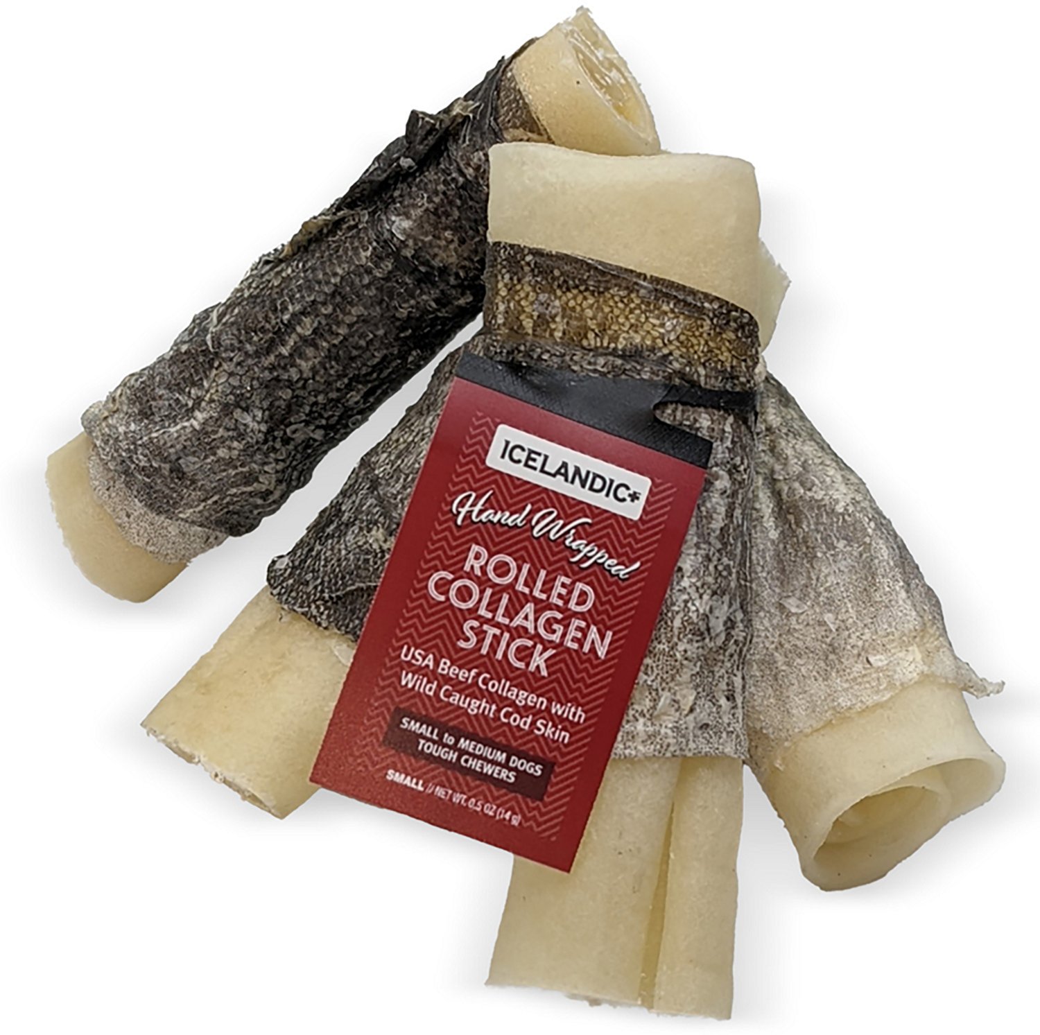 Icelandic+ 4" Rolled Collagen Stick with Wrapped Fish - view number 6