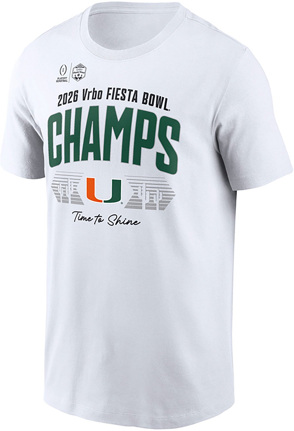 Nike Men's Miami 2025 Fiesta Bowl Champions Locker Room Short Sleeve T-Shirt - view number 2