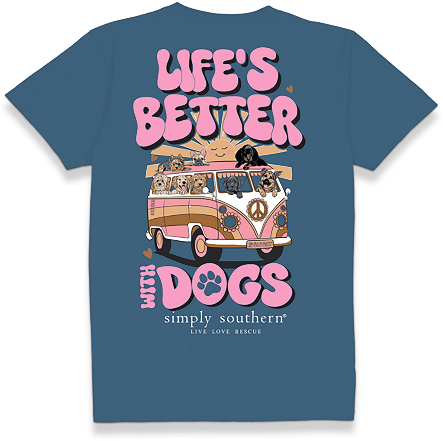 Simply Southern Women's Better Dogs Short Sleeve T-shirt - view number 2