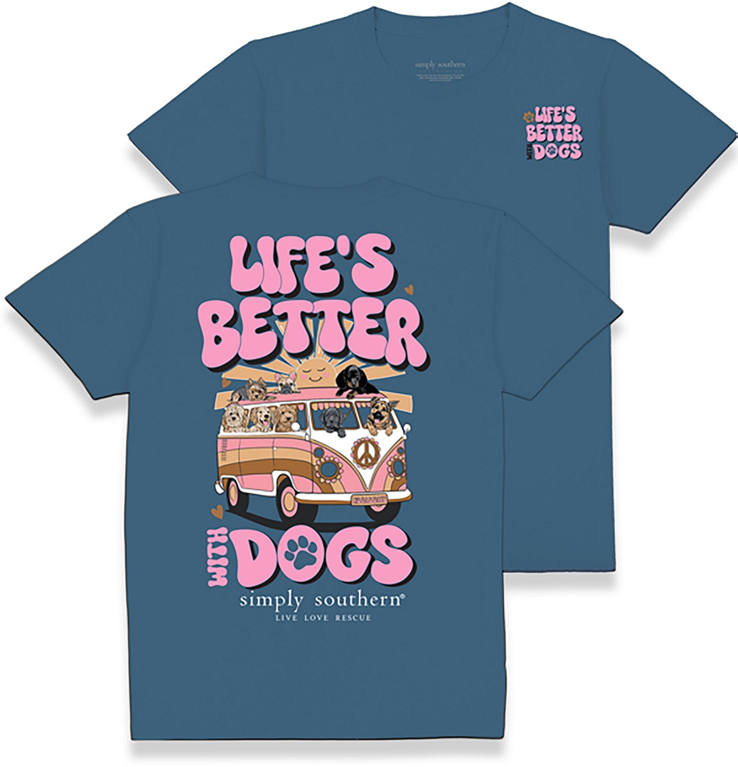 Simply Southern Women's Better Dogs Short Sleeve T-shirt - view number 4