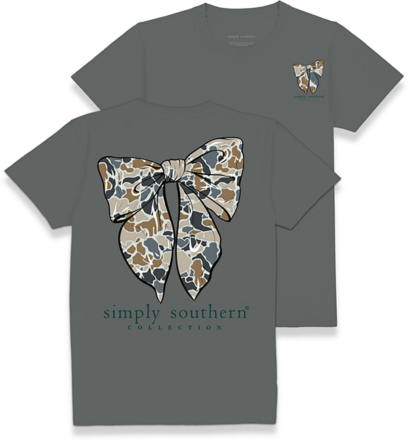 Simply Southern Women's Camo Bow Short Sleeve T-shirt - view number 4