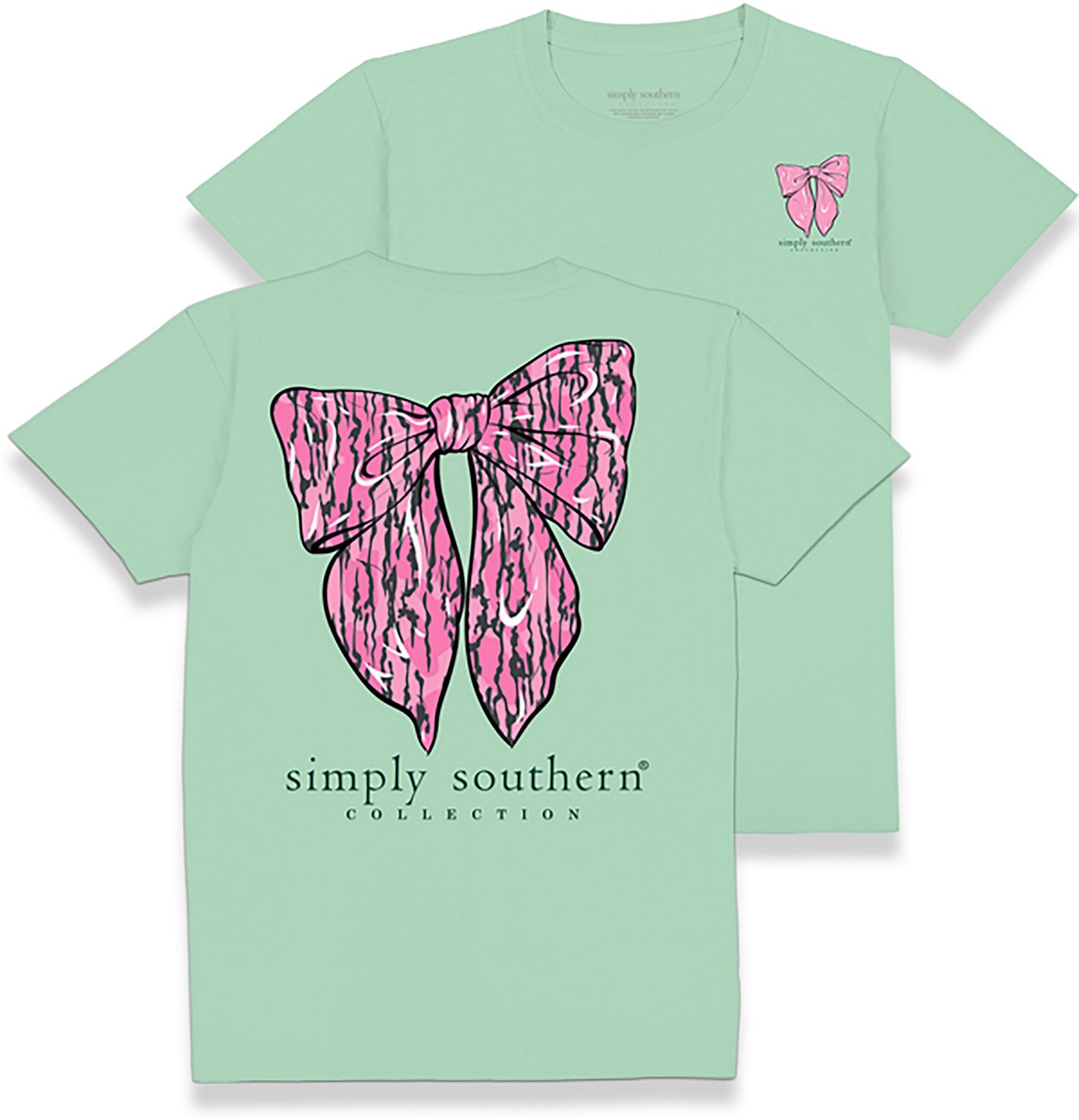 Simply Southern Women's Camo Bow Short Sleeve T-shirt - view number 4