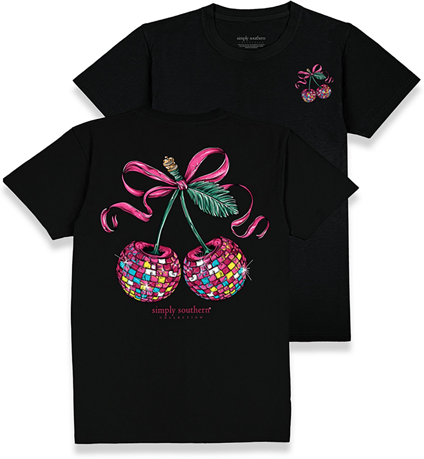 Simply Southern Women's Cherry Short Sleeve T-shirt - view number 4